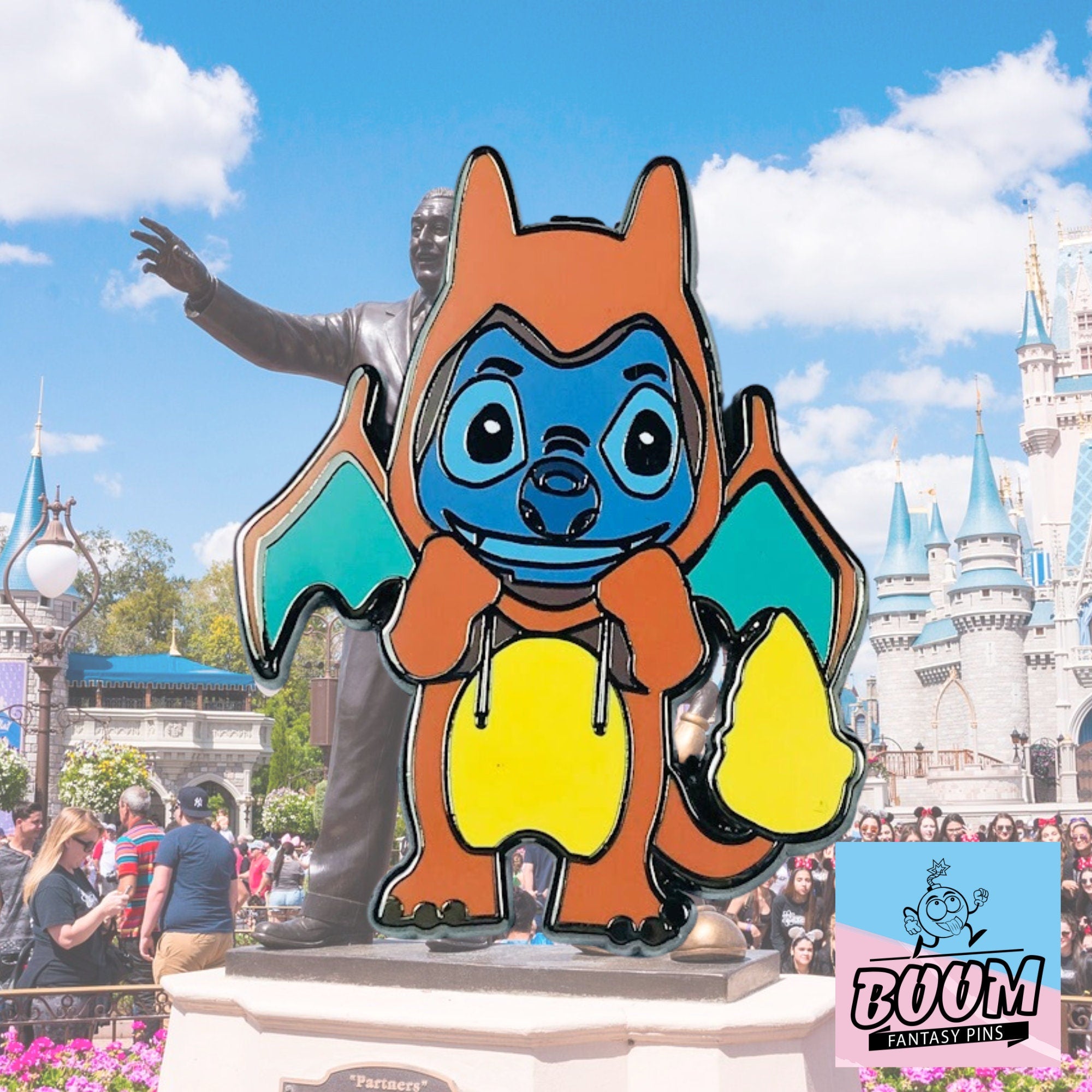 Pin – Experimento 626 de Lilo y Stitch como Charizard – Disney Fantasy