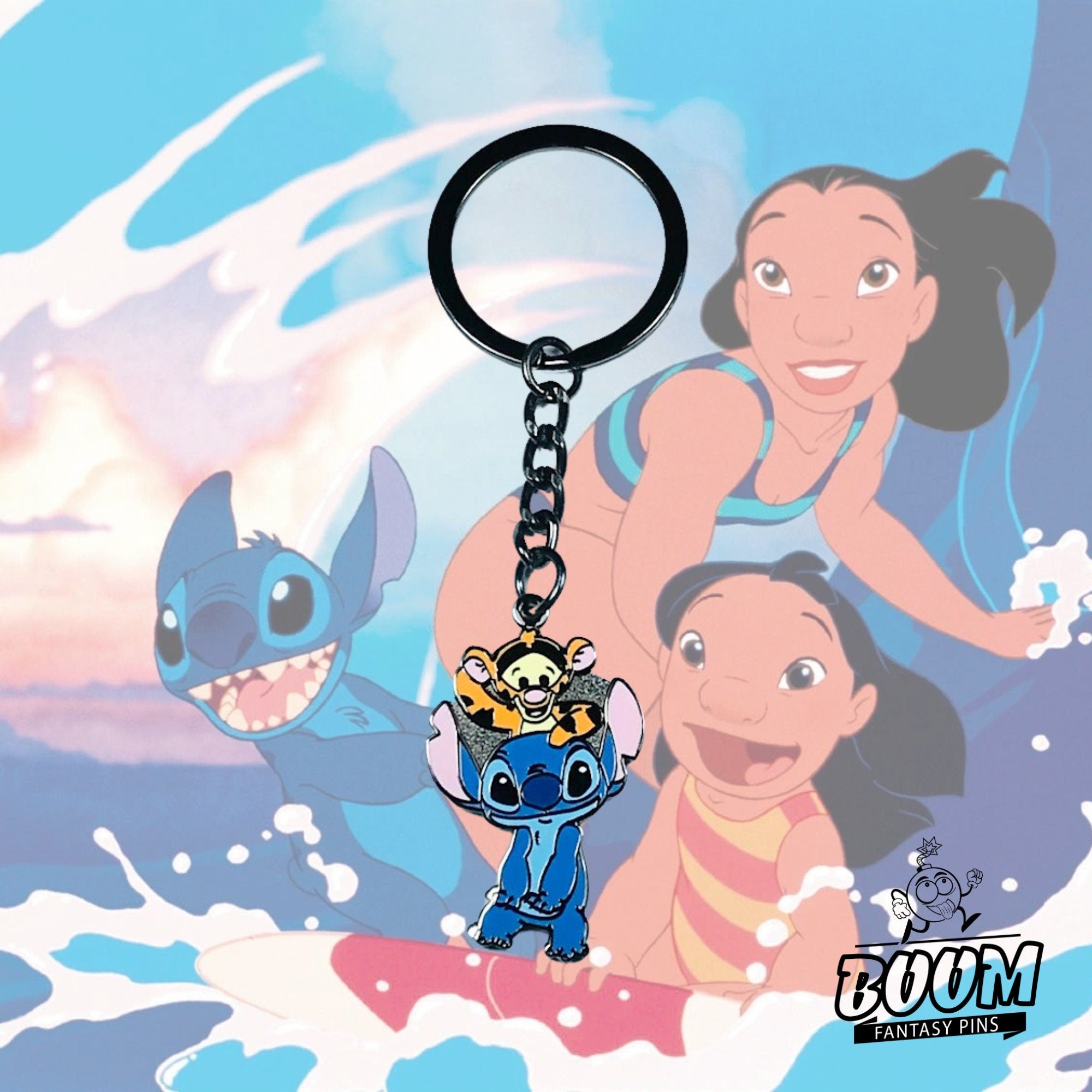 Llavero – Stitch y Tigger de Lilo y Stitch – Disney Fantasy