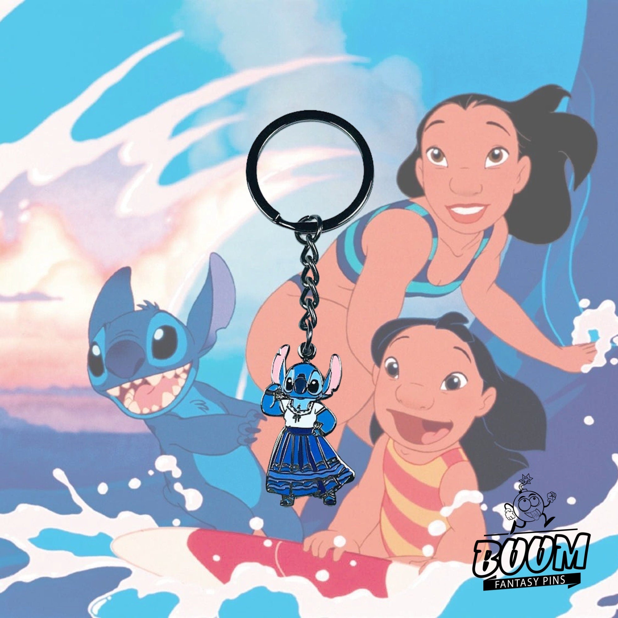 Porte-clés – Stitch Expérience 626 de Lilo &amp; Stitch – Disney Fantasy