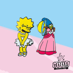 Pin's – Marge Simpson et Lisa Simpson des Simpson – Disney Fantasy