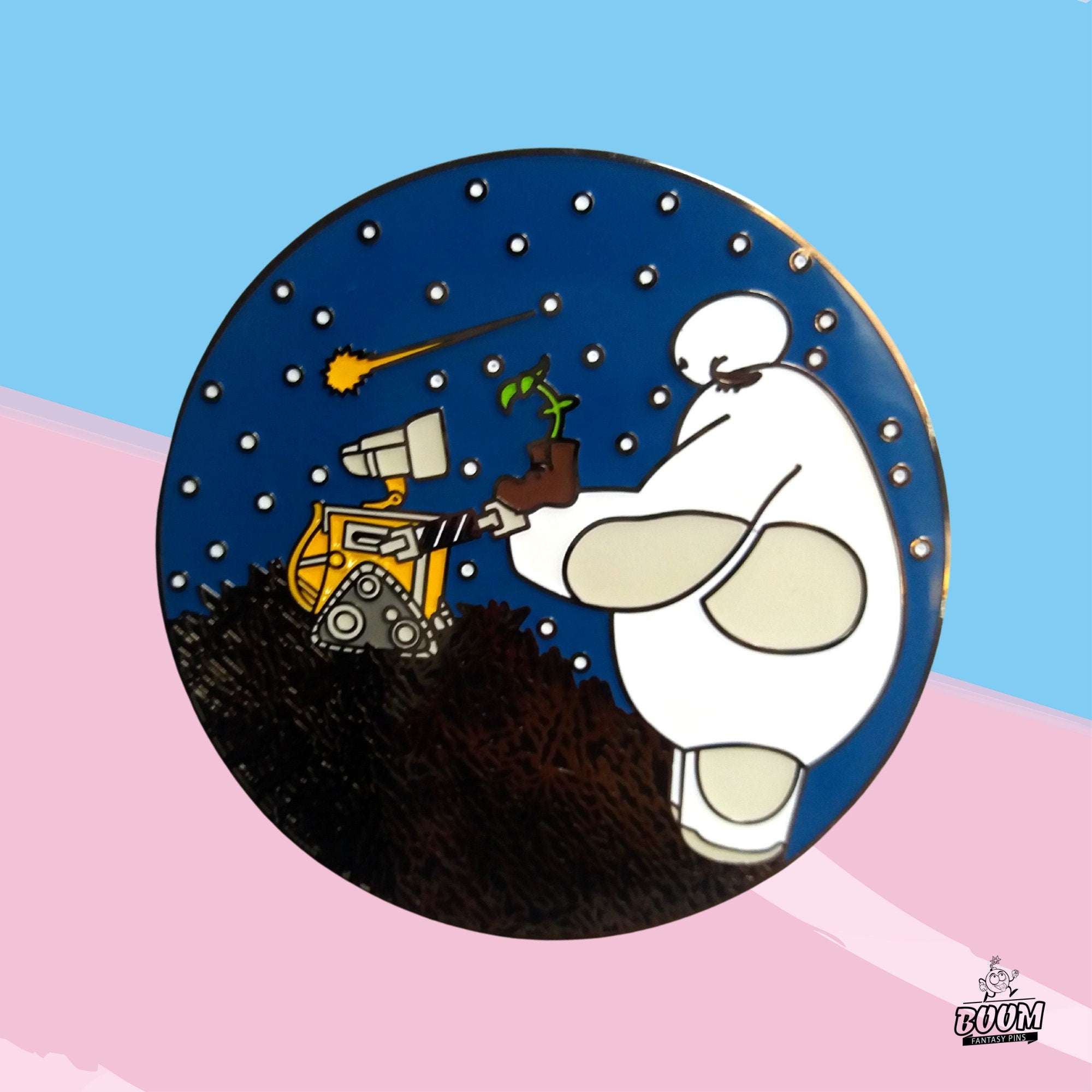 Pin's – Baymax de Big Hero 6 et Wall-E de Wall-E – Disney Fantasy