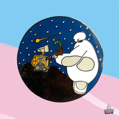 Pin's – Baymax de Big Hero 6 et Wall-E de Wall-E – Disney Fantasy