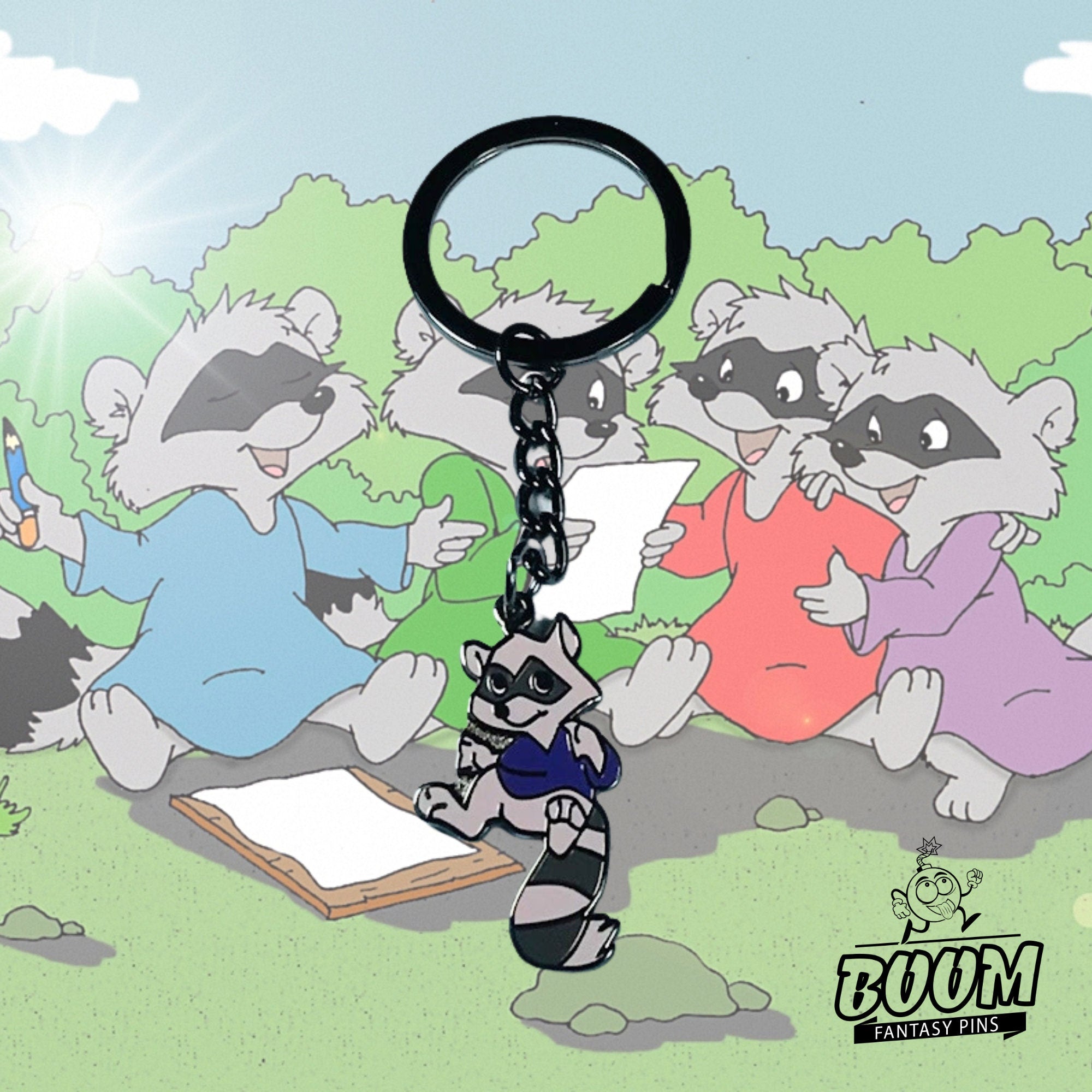 Porte-clés – Raton laveur de Robin des Bois – Disney Fantasy