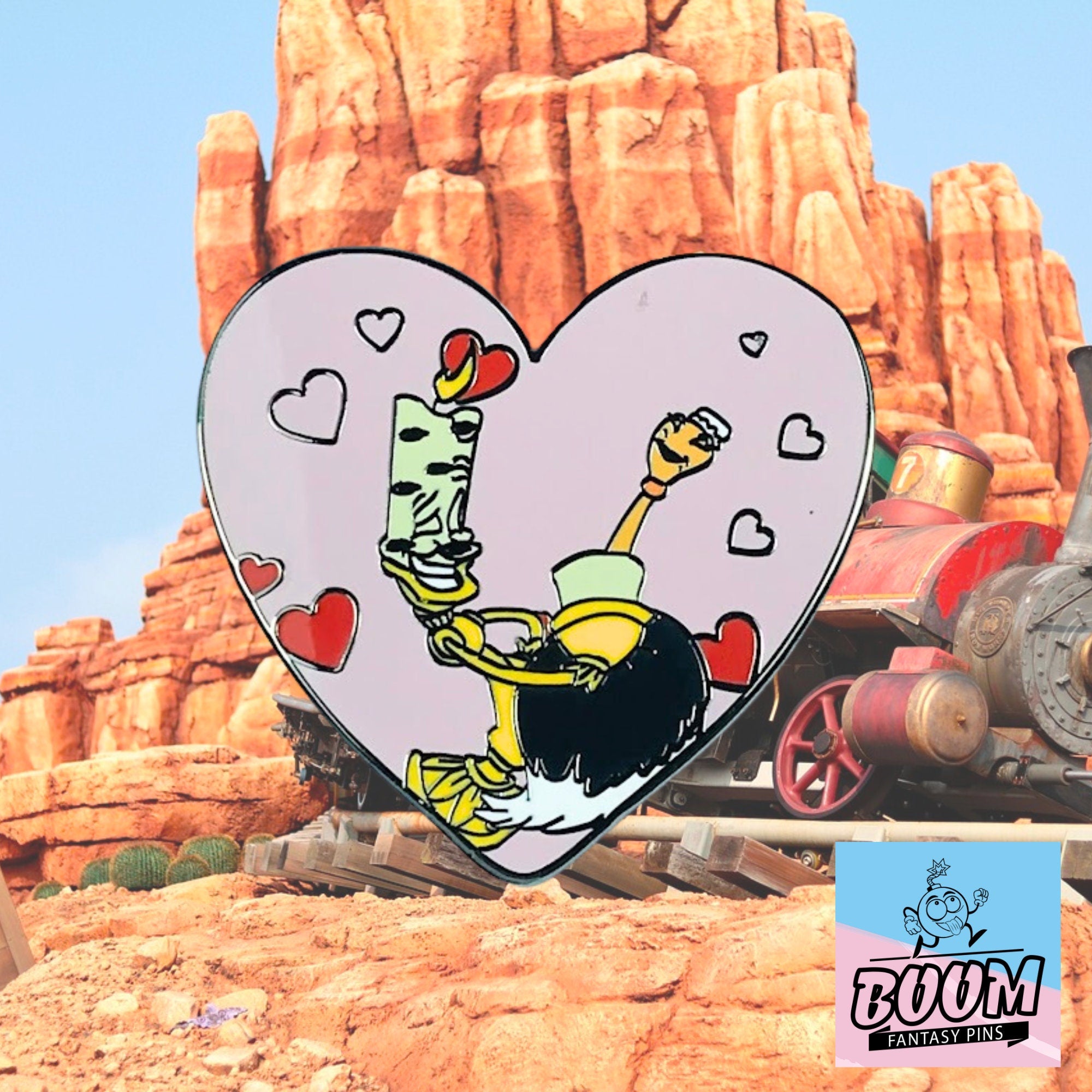 Pin's – Lumière et Babette de La Belle et la Bête – Disney Fantasy