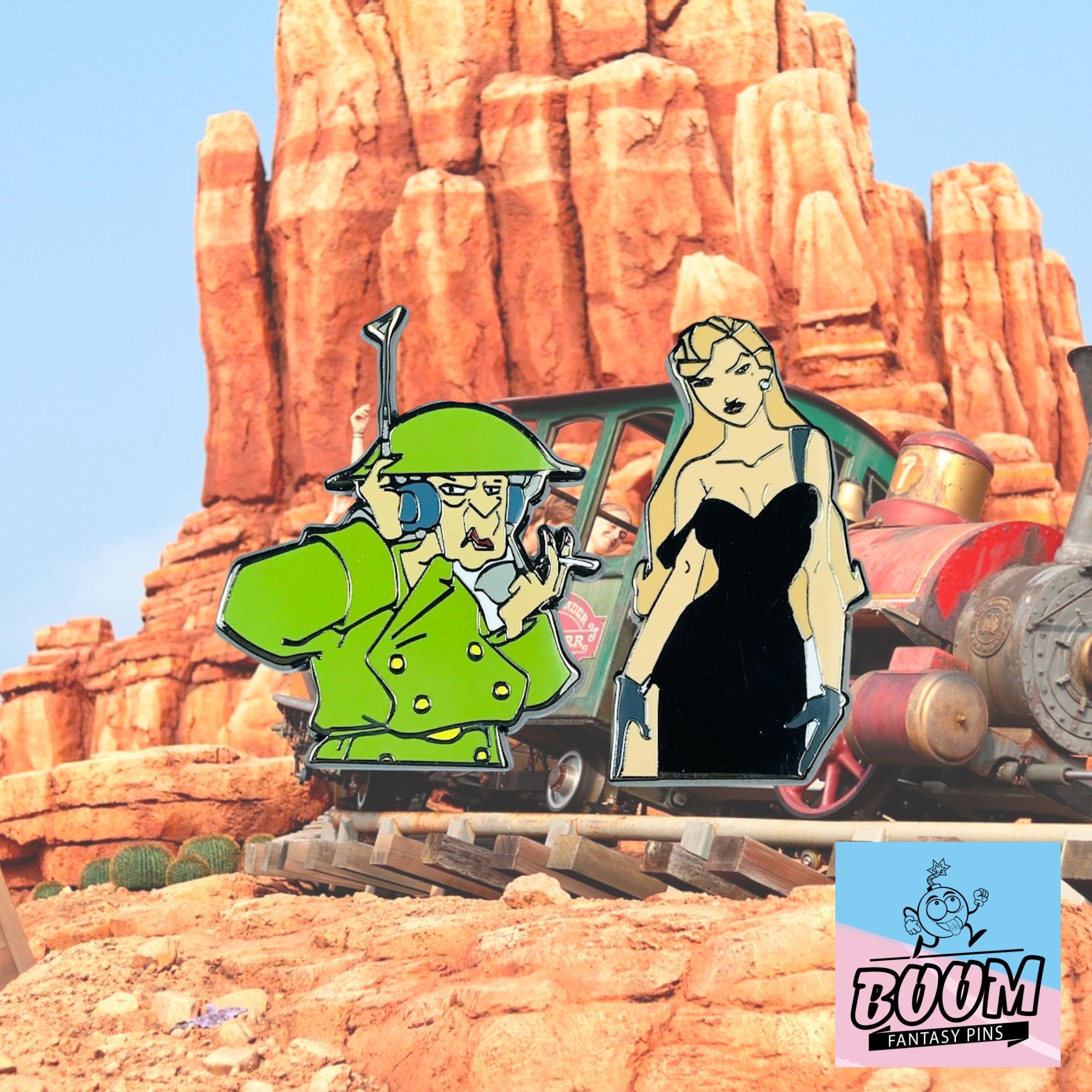 Pin – Wilhelmina Packard and Helga Sinclair from Atlantis The Lost Empire – Disney Fantasy