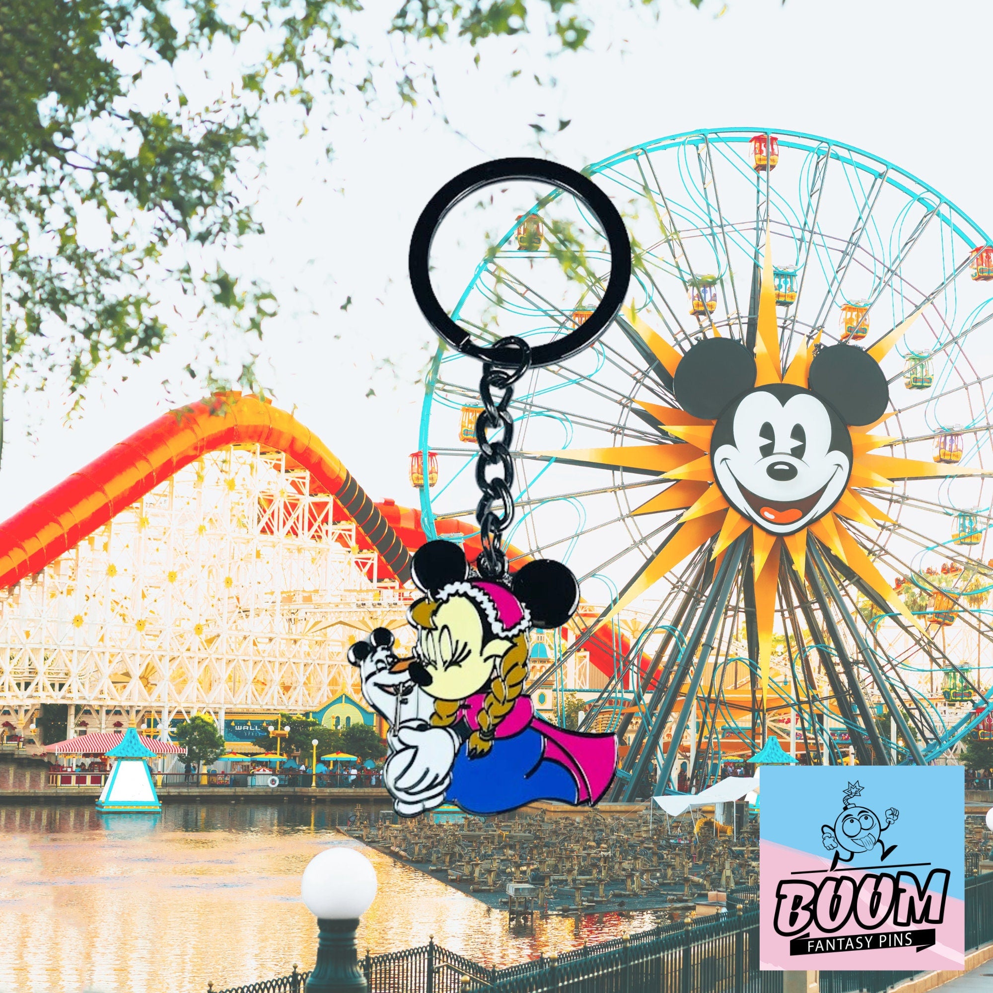 Porte-clés – Minnie Mouse en Anna de La Reine des Neiges – Disney Fantasy