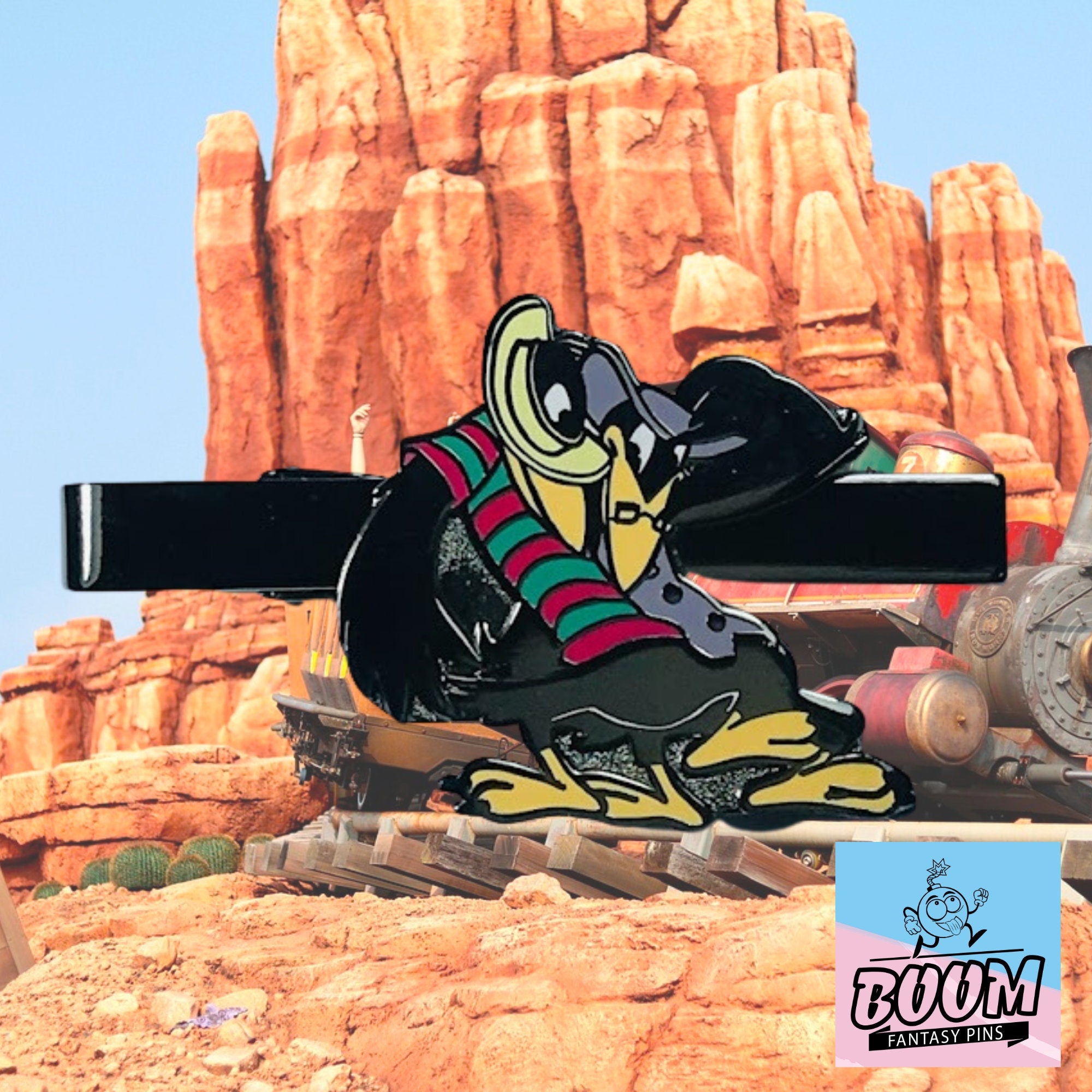 Tie Clip – Raven Jim from Boom Fantasy – Disney Fantasy