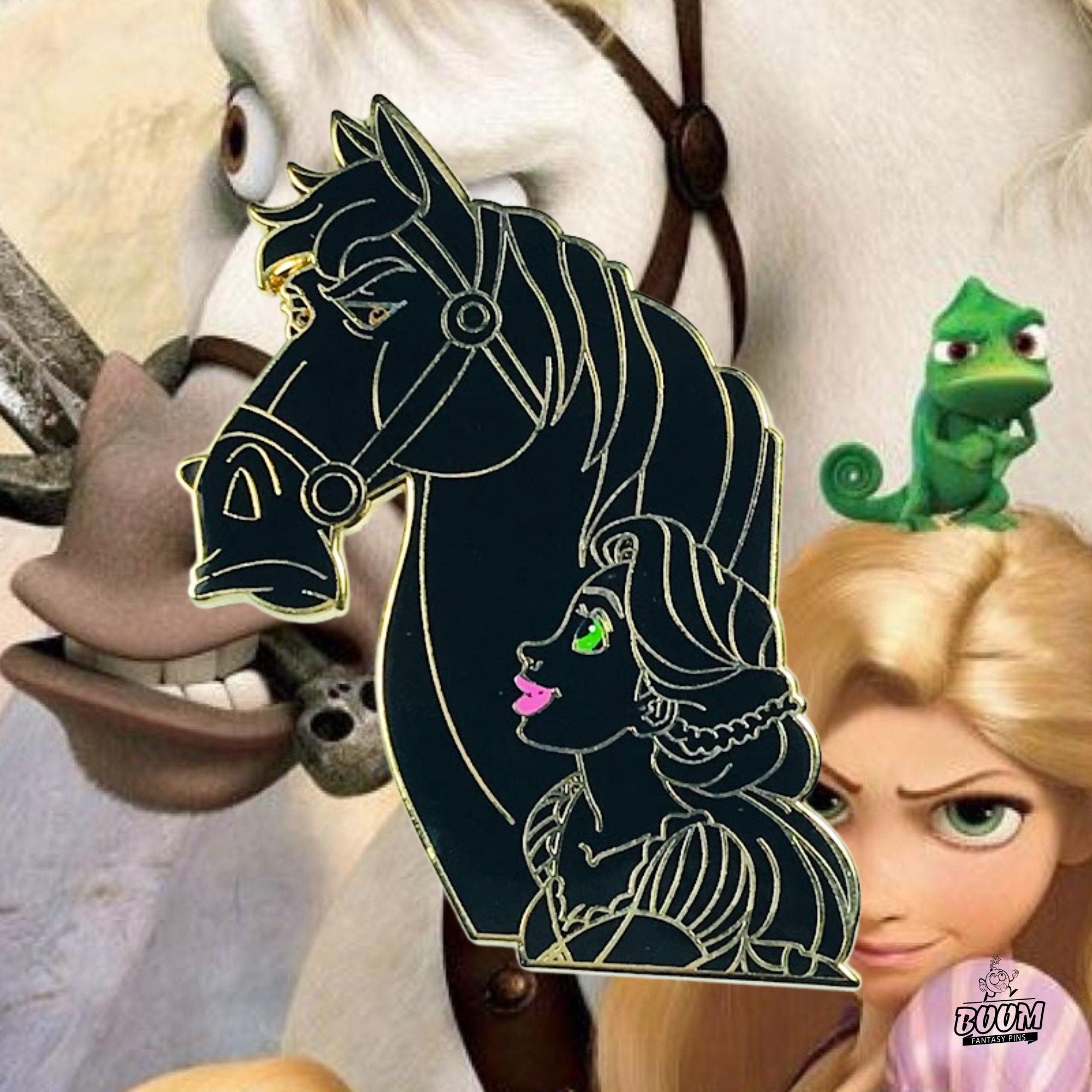 Pin's – Raiponce et Maximus du film Raiponce – Disney Fantasy