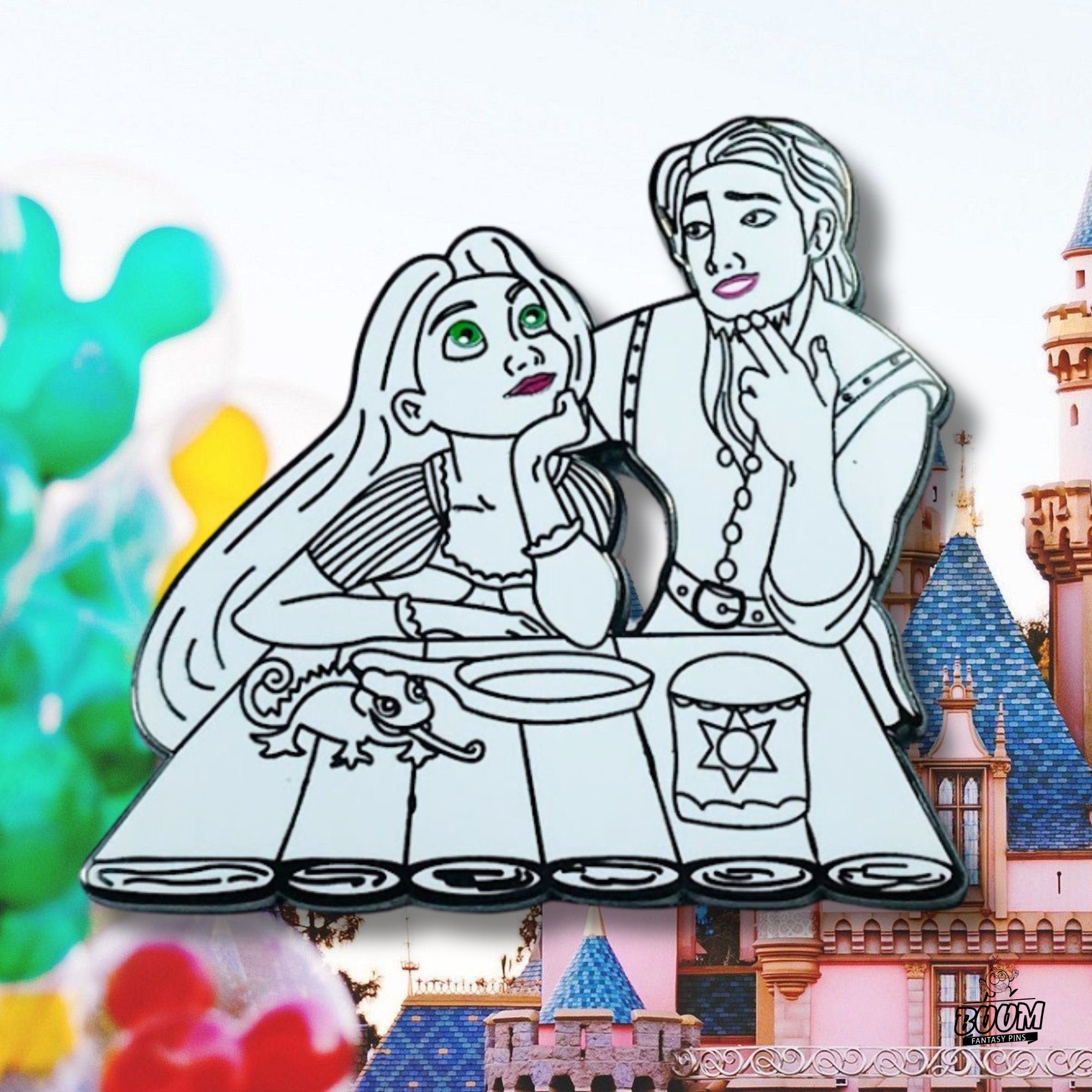 Pin's – Raiponce et Flynn Rider du film Raiponce – Disney Fantasy