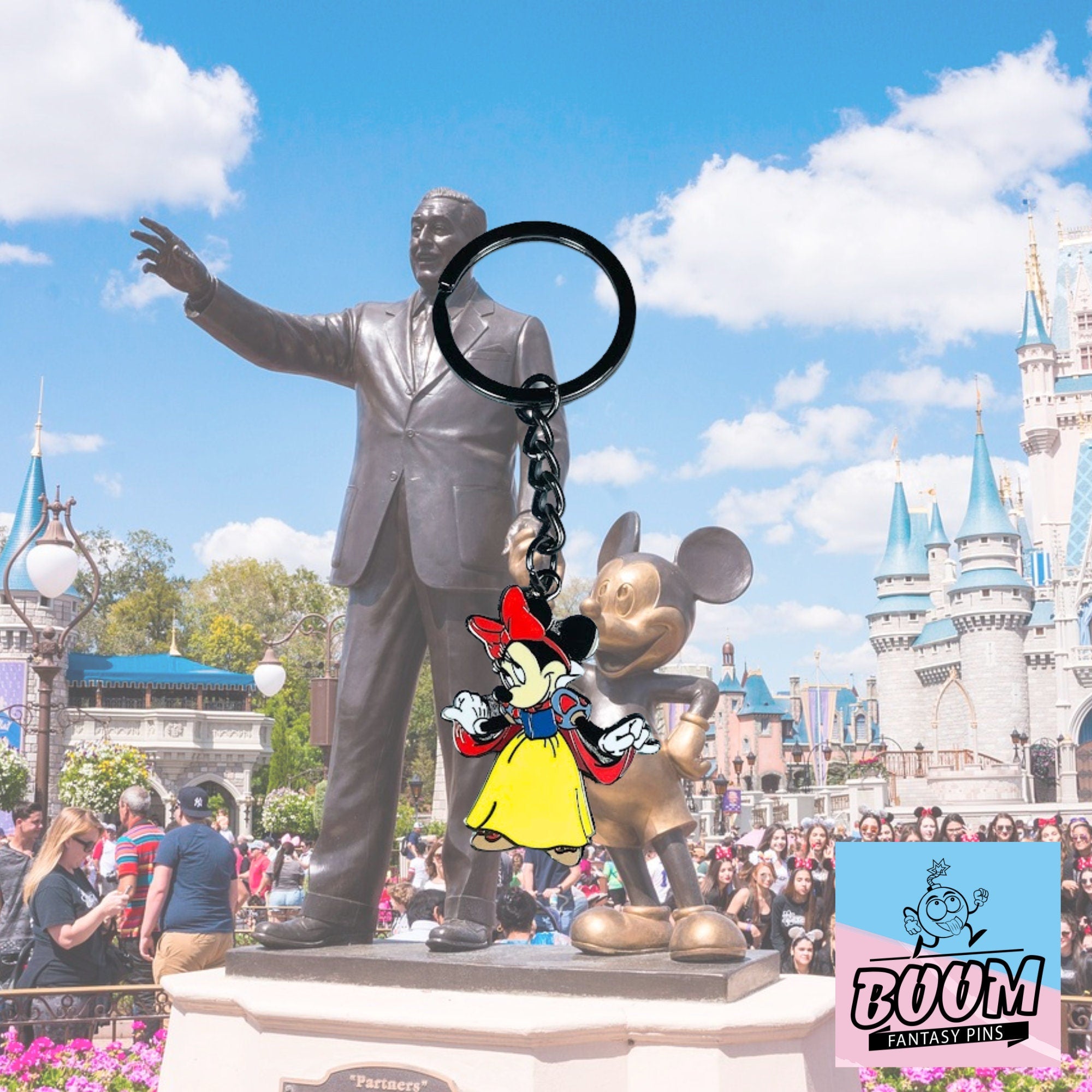 Llavero – Minnie Mouse de Blancanieves y los siete enanitos – Disney Fantasy