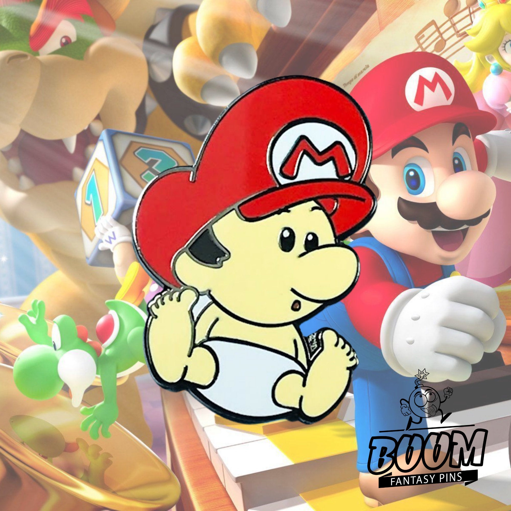 Pin's – Mario de Super Mario Bros – Franchise Nintendo