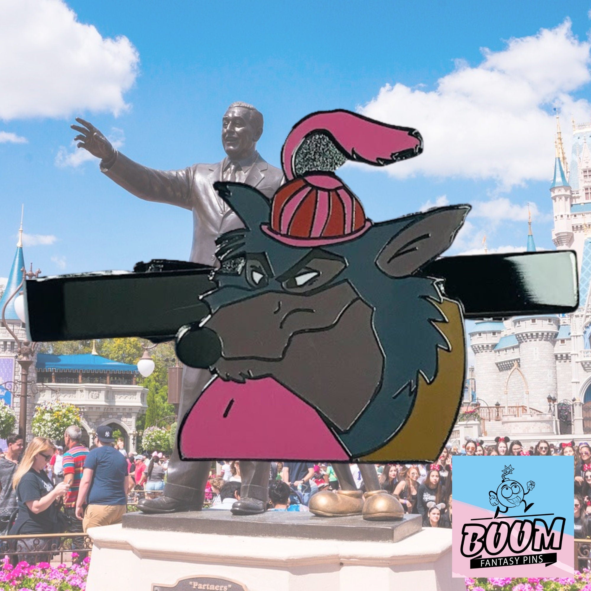 Pinza de corbata – Sheriff de Nottingham de Robin Hood – Disney Fantasy