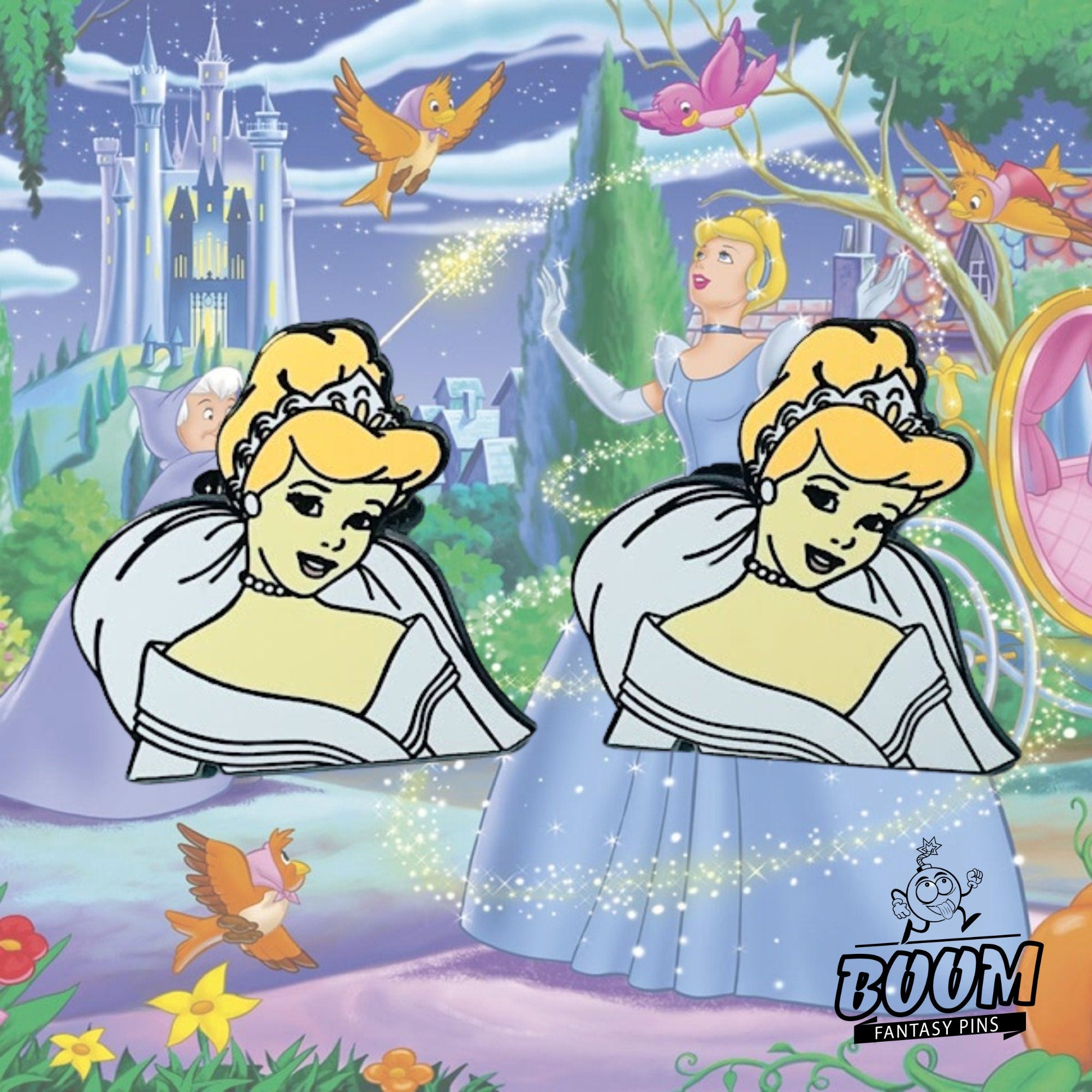 Boutons de manchette – Cendrillon du film Cendrillon – Disney Fantasy