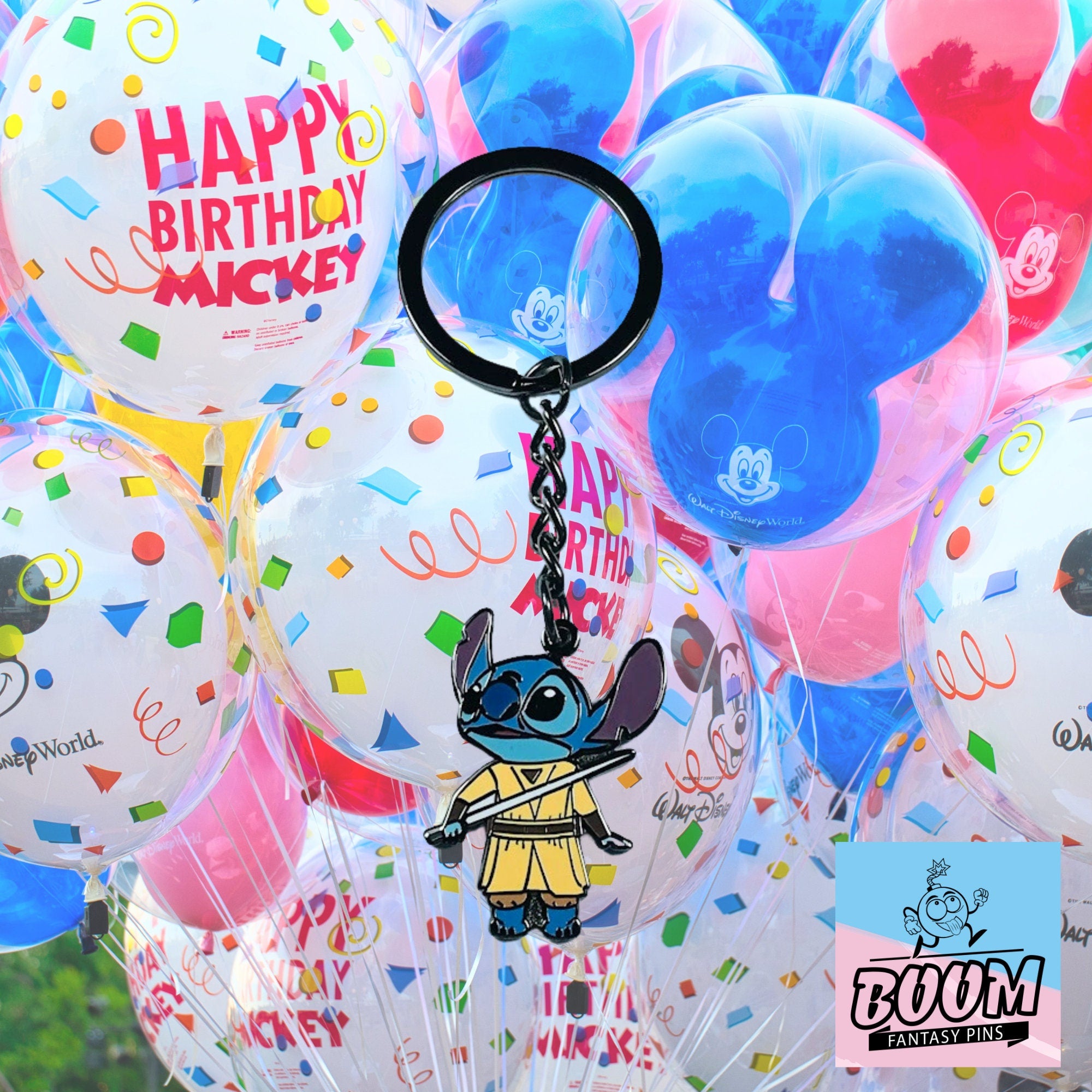 Llavero – Experimento 626 Stitch como Rey de Lilo &amp; Stitch – Disney Fantasy