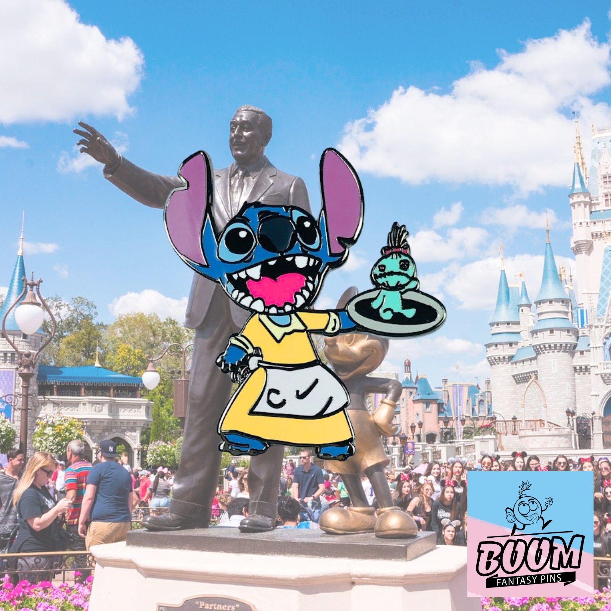 Pin – Experimento 626 Punto con trapos de Lilo y Stitch – Disney Fantasy