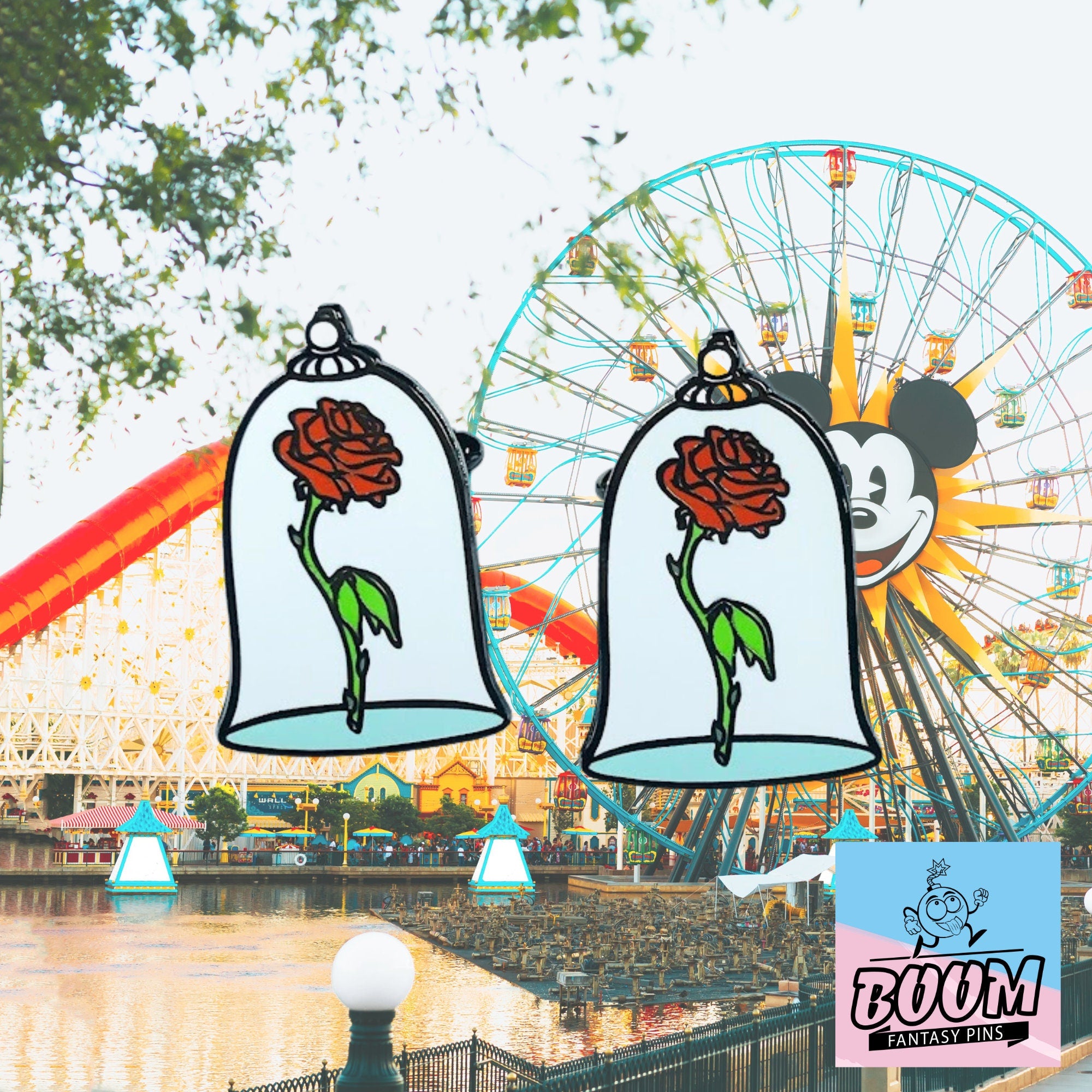 Boutons de manchette – Belle de La Belle et la Bête – Disney Fantasy