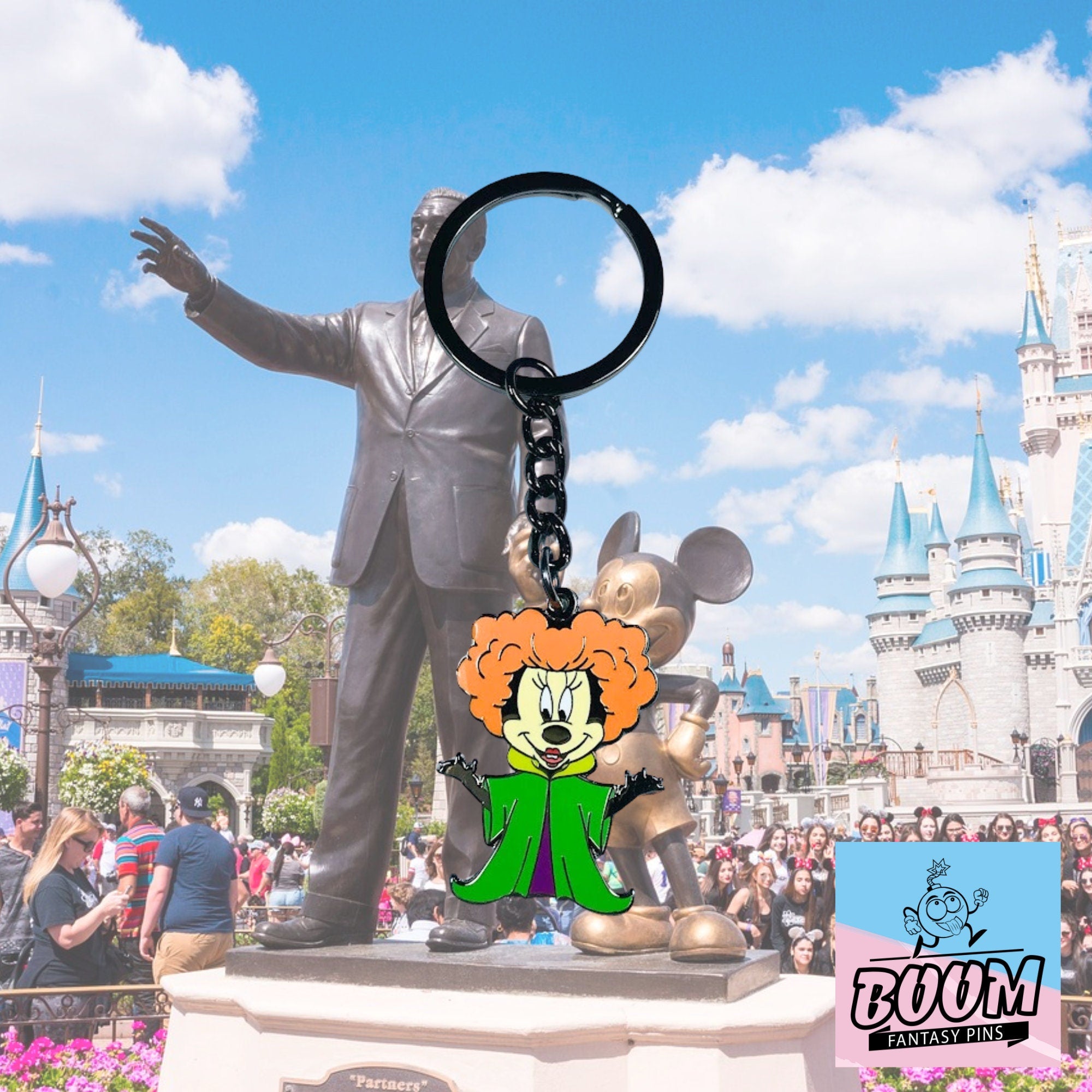 Porte-clés – Minnie Mouse en Winifred Sanderson du film Hocus Pocus – Disney Fantasy