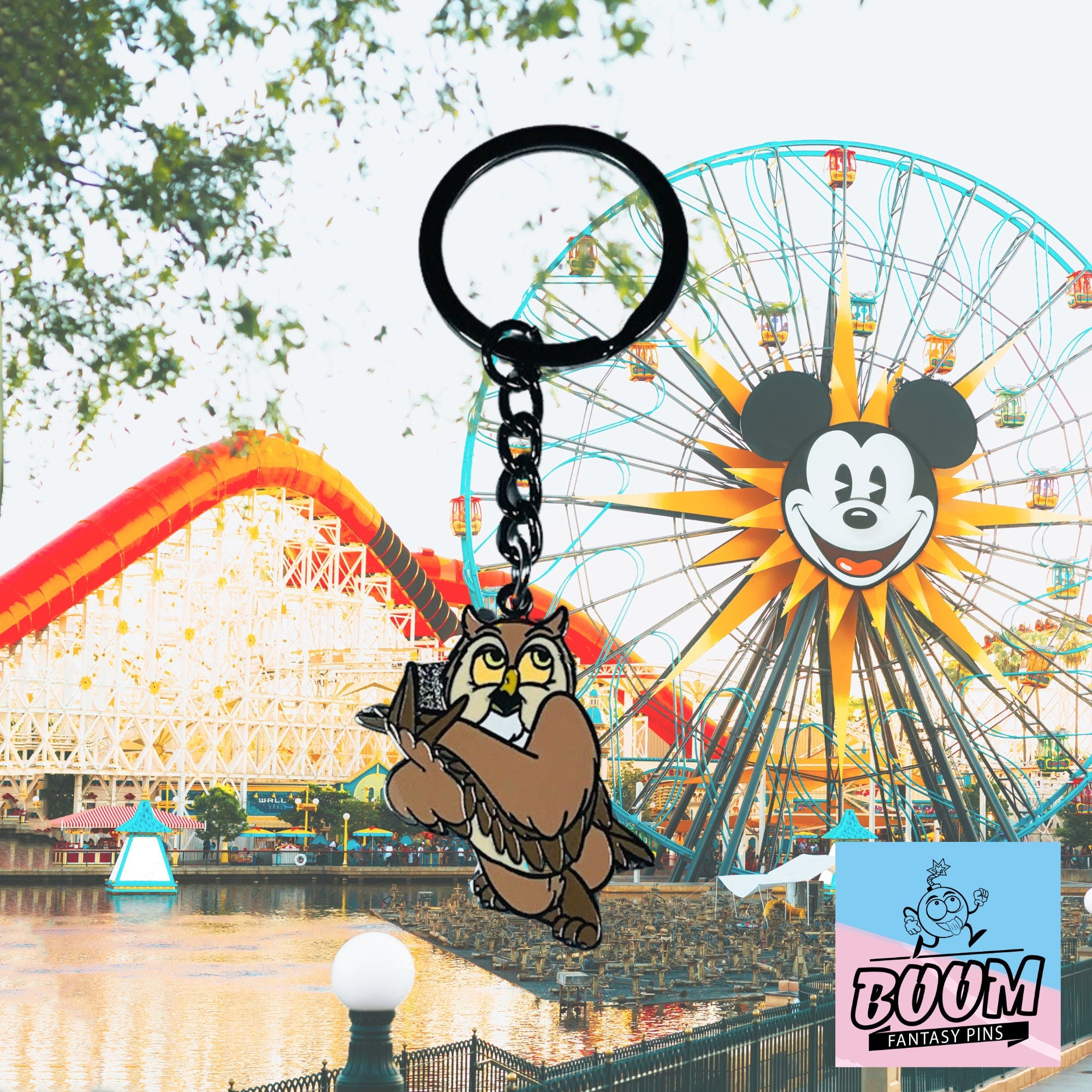 Porte-clés – Hibou ami de Bambi – Disney Fantasy