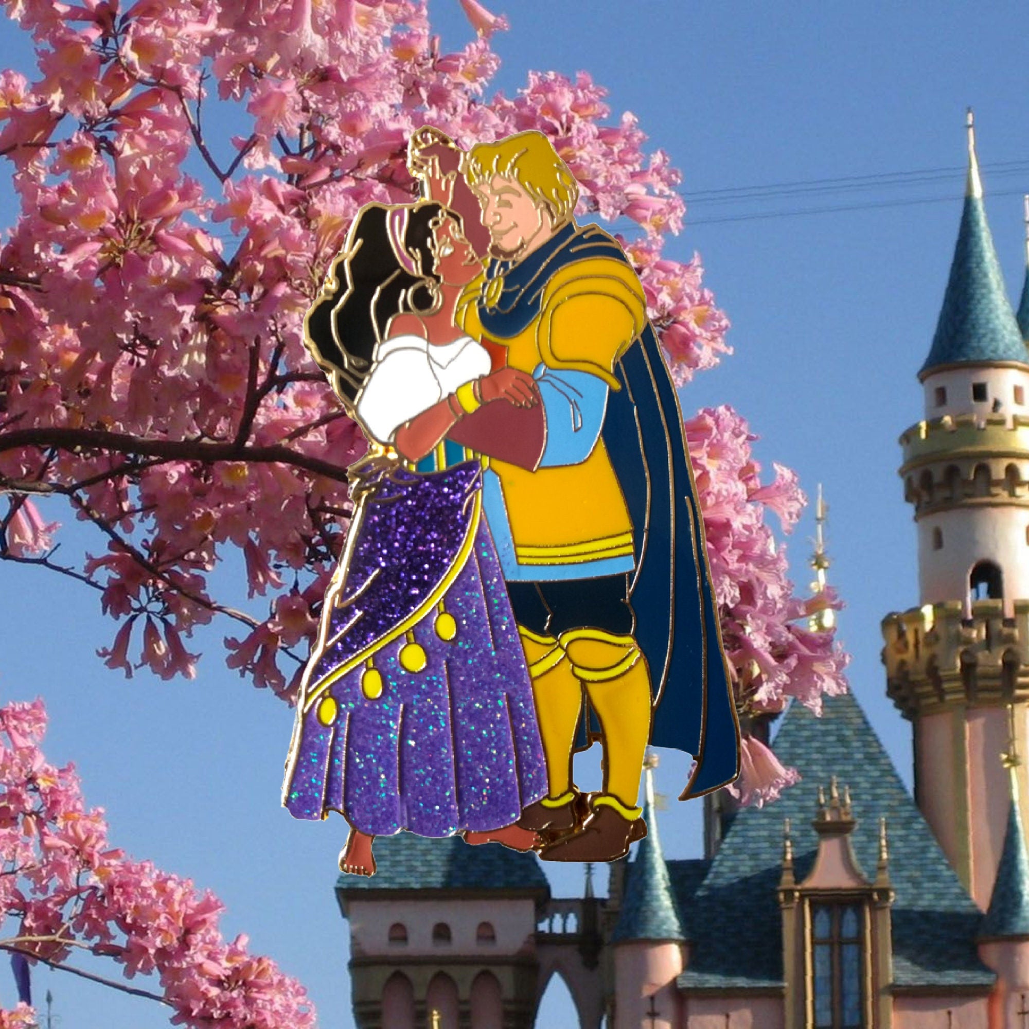 Pin – Esmeralda y Febo de El Jorobado de Notre Dame – Disney Fantasy