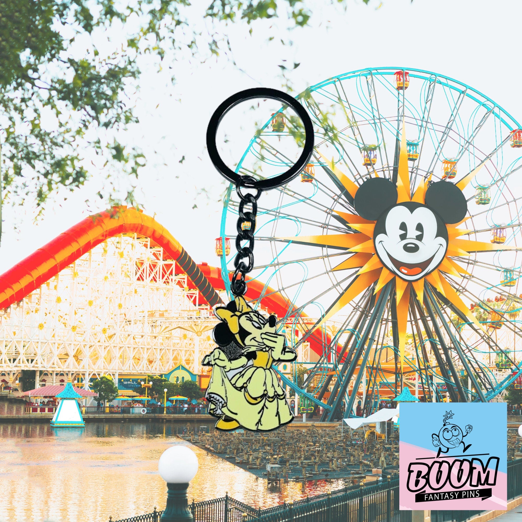 Porte-clés – Minnie Mouse en Belle de La Belle et la Bête – Disney Fantasy