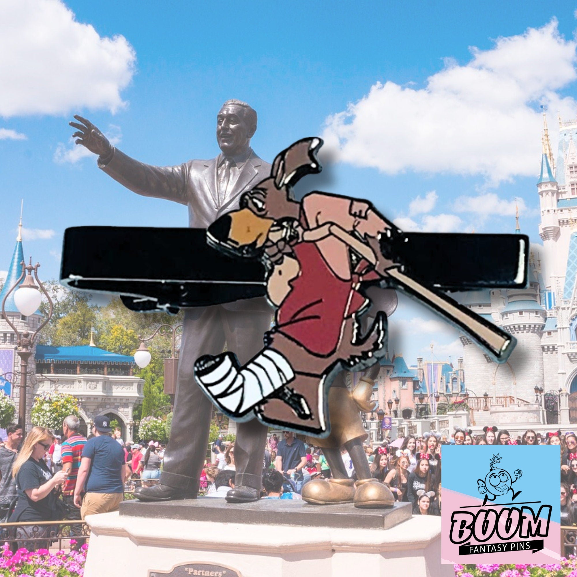 Pinza de corbata – Otto Bloodhound de Robin Hood – Disney Fantasy