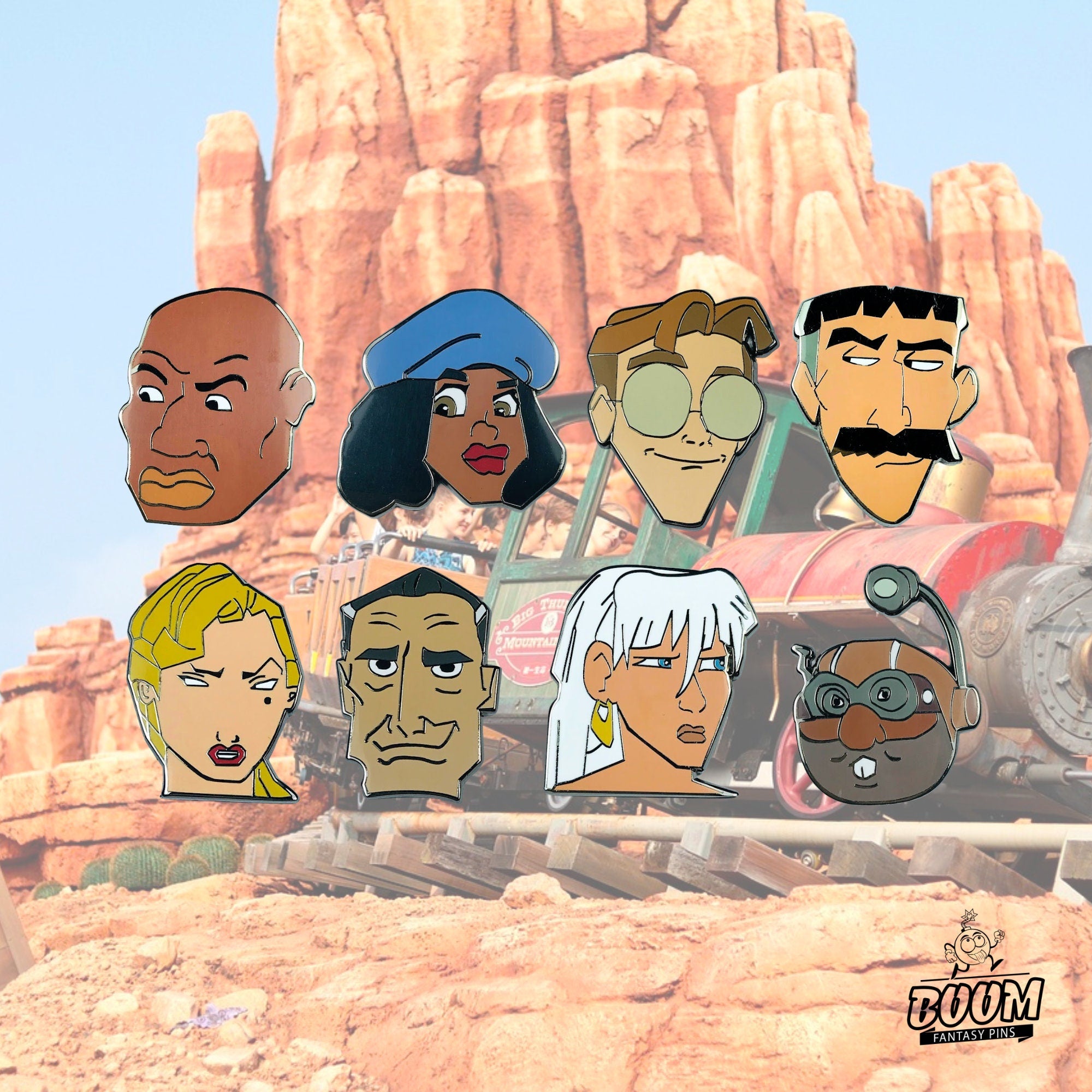 Pin's – Princesse Kida d'Atlantide, l'empire perdu – Disney Fantasy