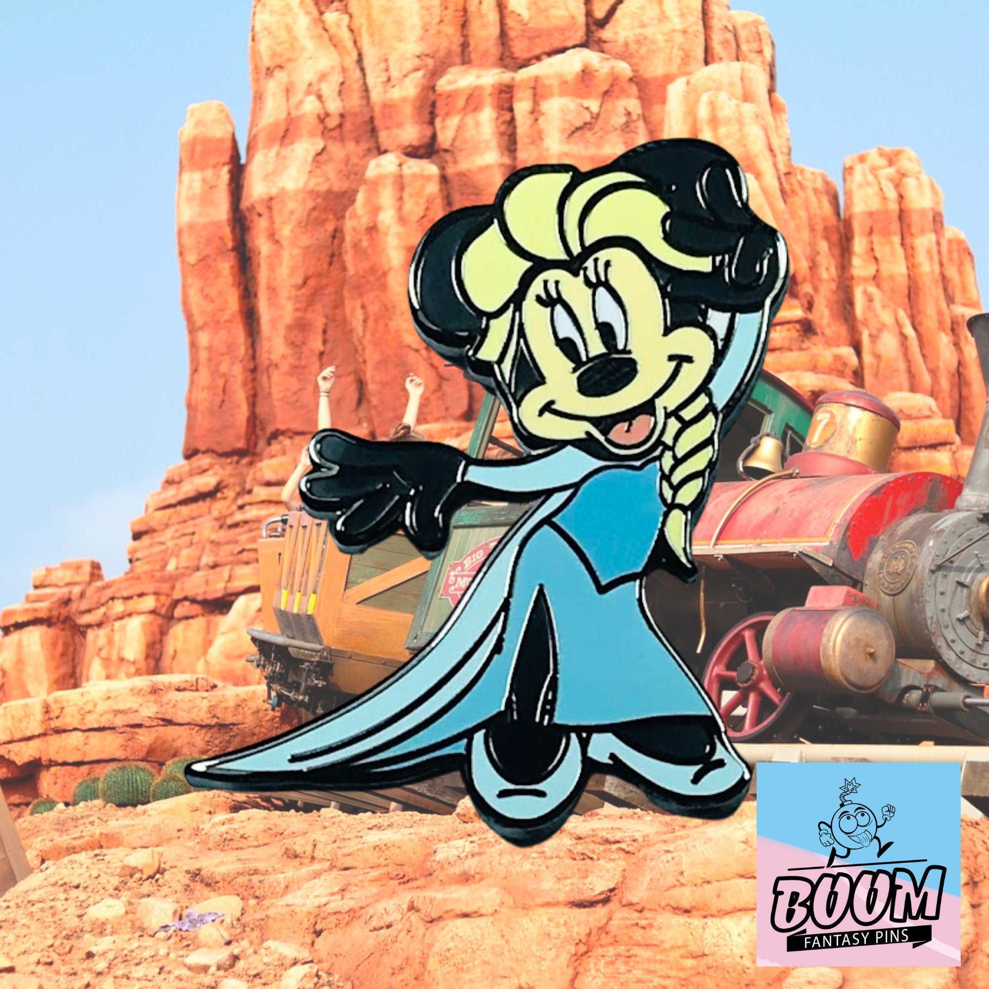 Pin – Minnie Mouse como Elsa de Frozen – Disney Fantasy