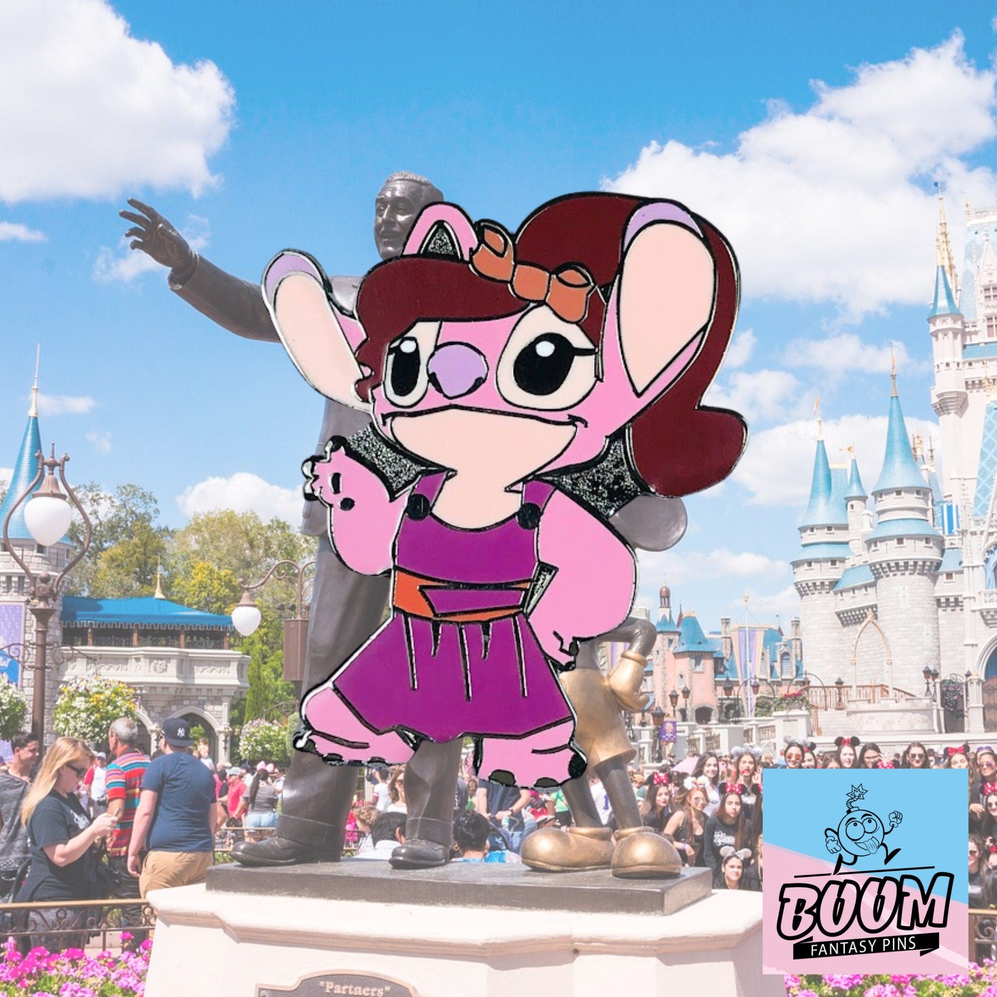 Pin – Angel as Megara from Lilo and Stitch – Disney Fantasy