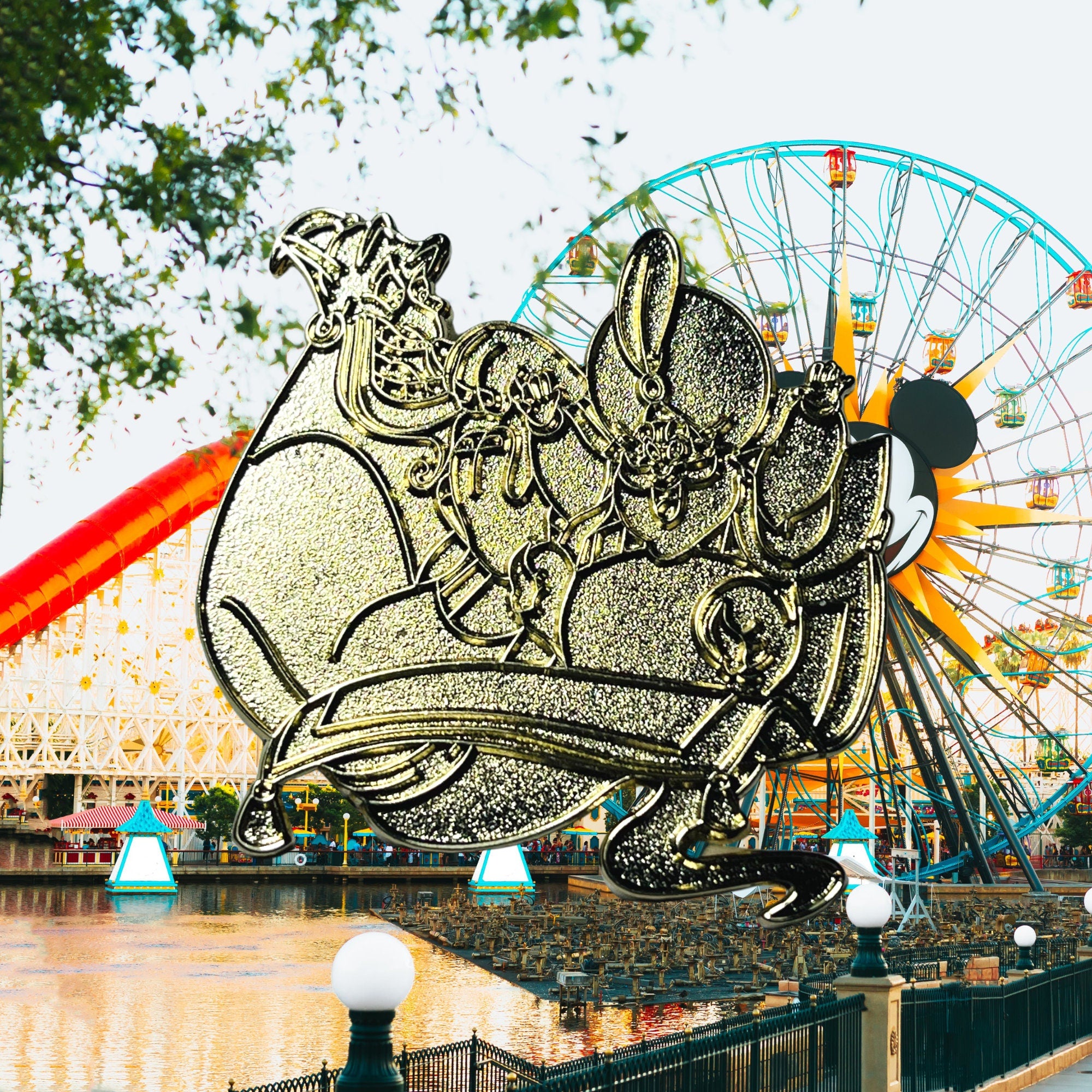 Pin's – Génie et Sultan d'Aladdin – Disney Fantasy