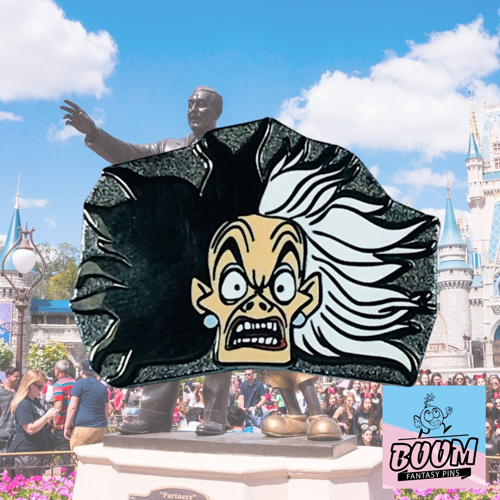 Pin's – Cruella De Vil des 101 Dalmatiens – Disney Fantasy