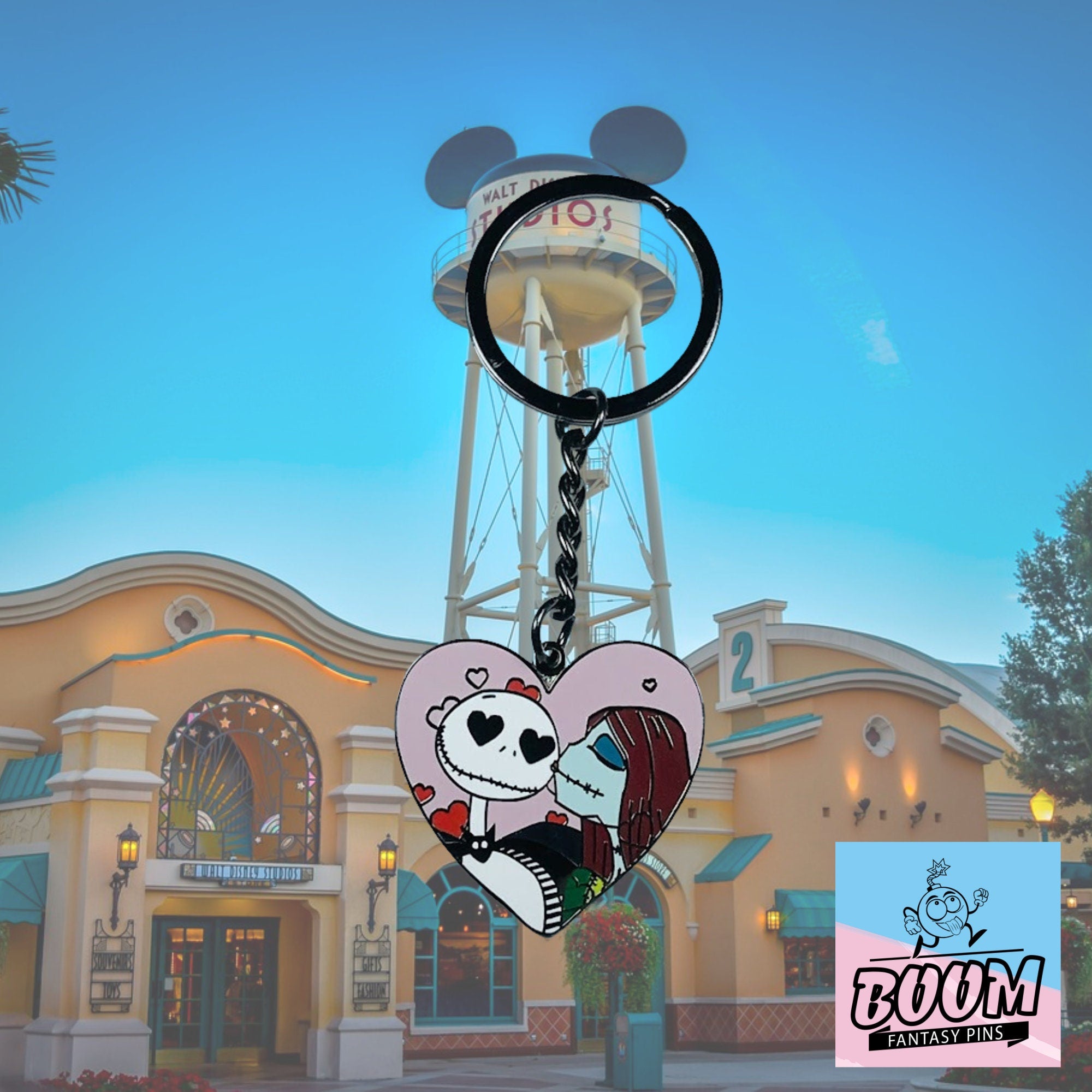 Keychain – Jack Skellington and Sally from The Nightmare Before Christmas – Disney Fantasy