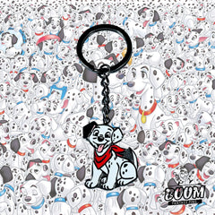 Porte-clés – Chiot dalmatien rouge des 101 Dalmatiens – Disney Fantasy