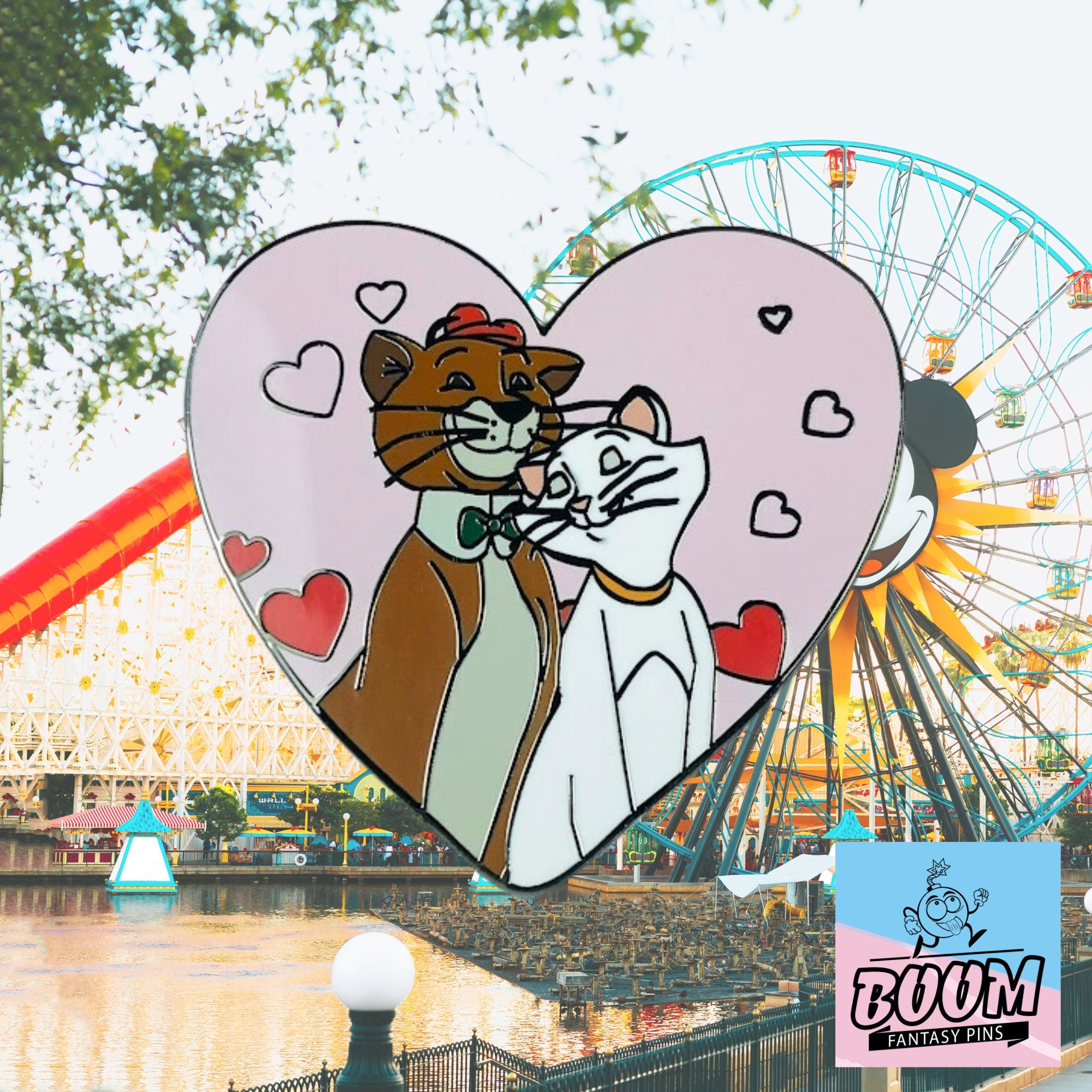 Pin's – La Duchesse et Thomas O'Malley des Aristochats – Disney Fantasy