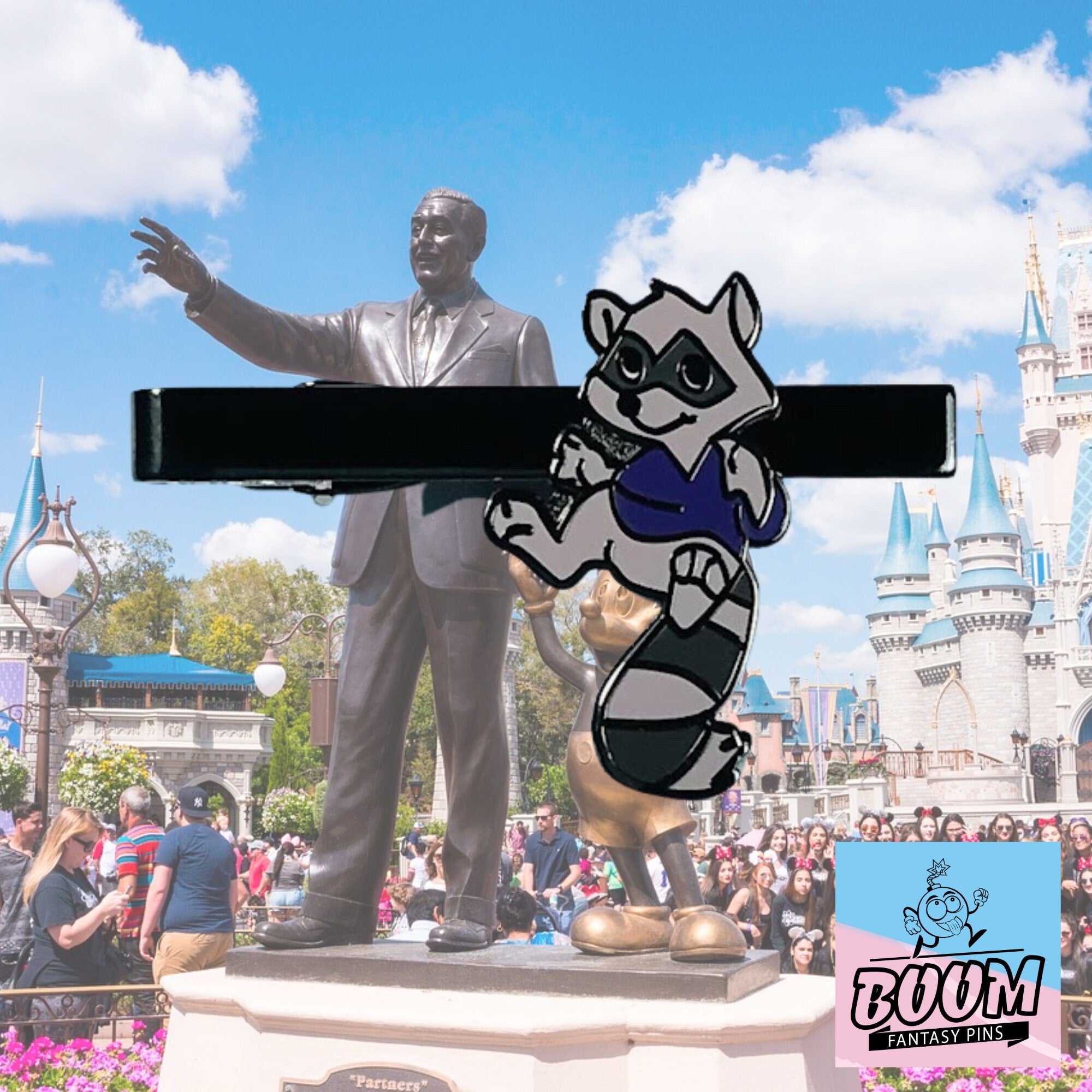 Pinza de corbata – Skippy el mapache de Robin Hood – Disney Fantasy