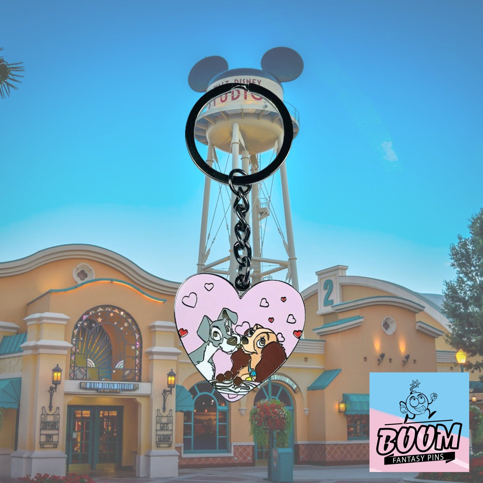 Llavero – La Dama y el Vagabundo de La Dama y el Vagabundo Disney Fantasy