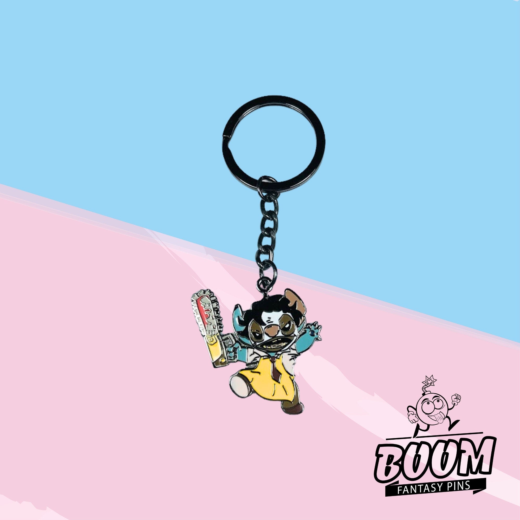 Llavero - Stitch como Leatherface de Lilo &amp; Stitch - Disney Fantasy