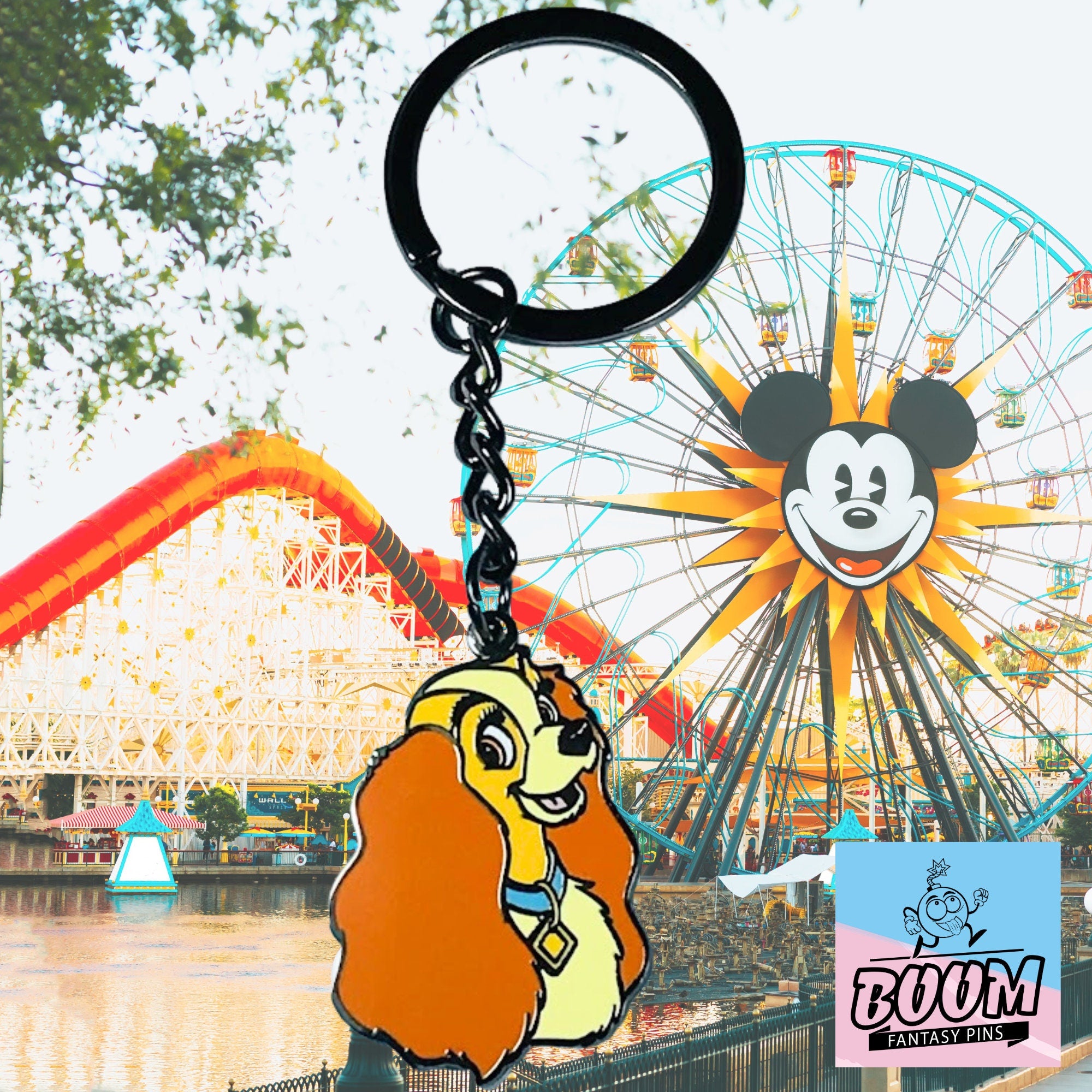 Llavero – Dama de La Dama y el Vagabundo – Disney Fantasy