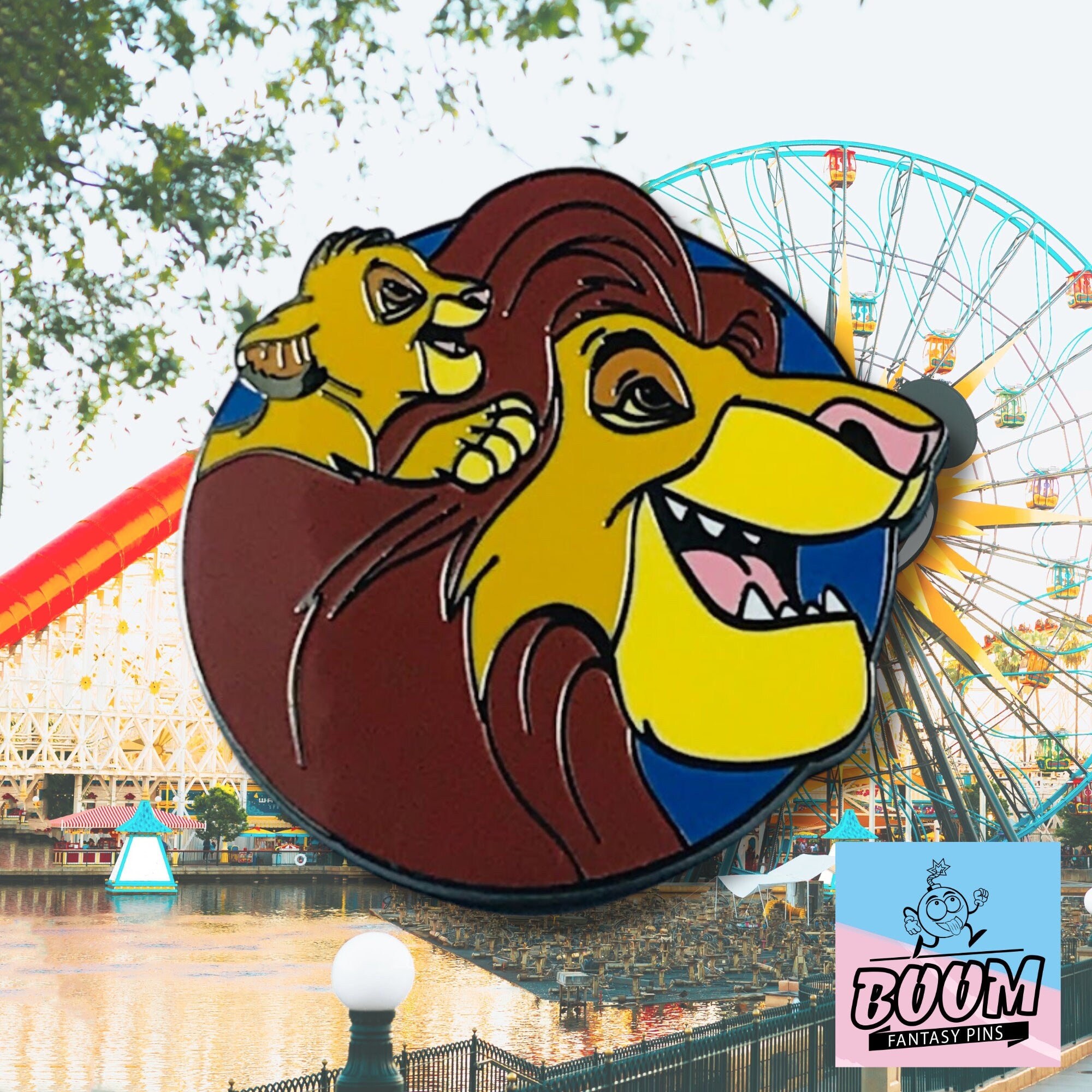 Pin – Mufasa y Simba de El Rey León – Disney Fantasy