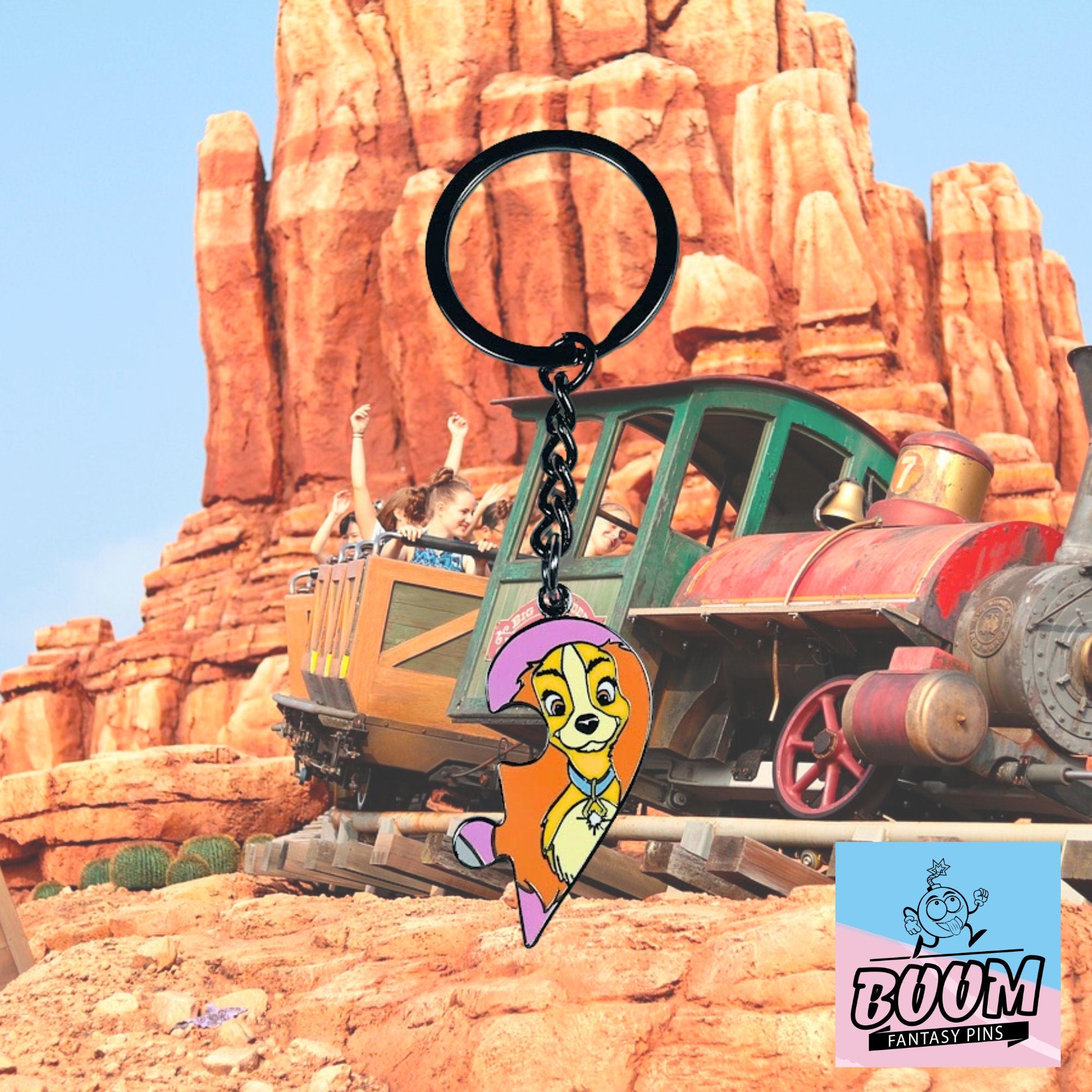 Llavero – Dama de La Dama y el Vagabundo – Disney Fantasy