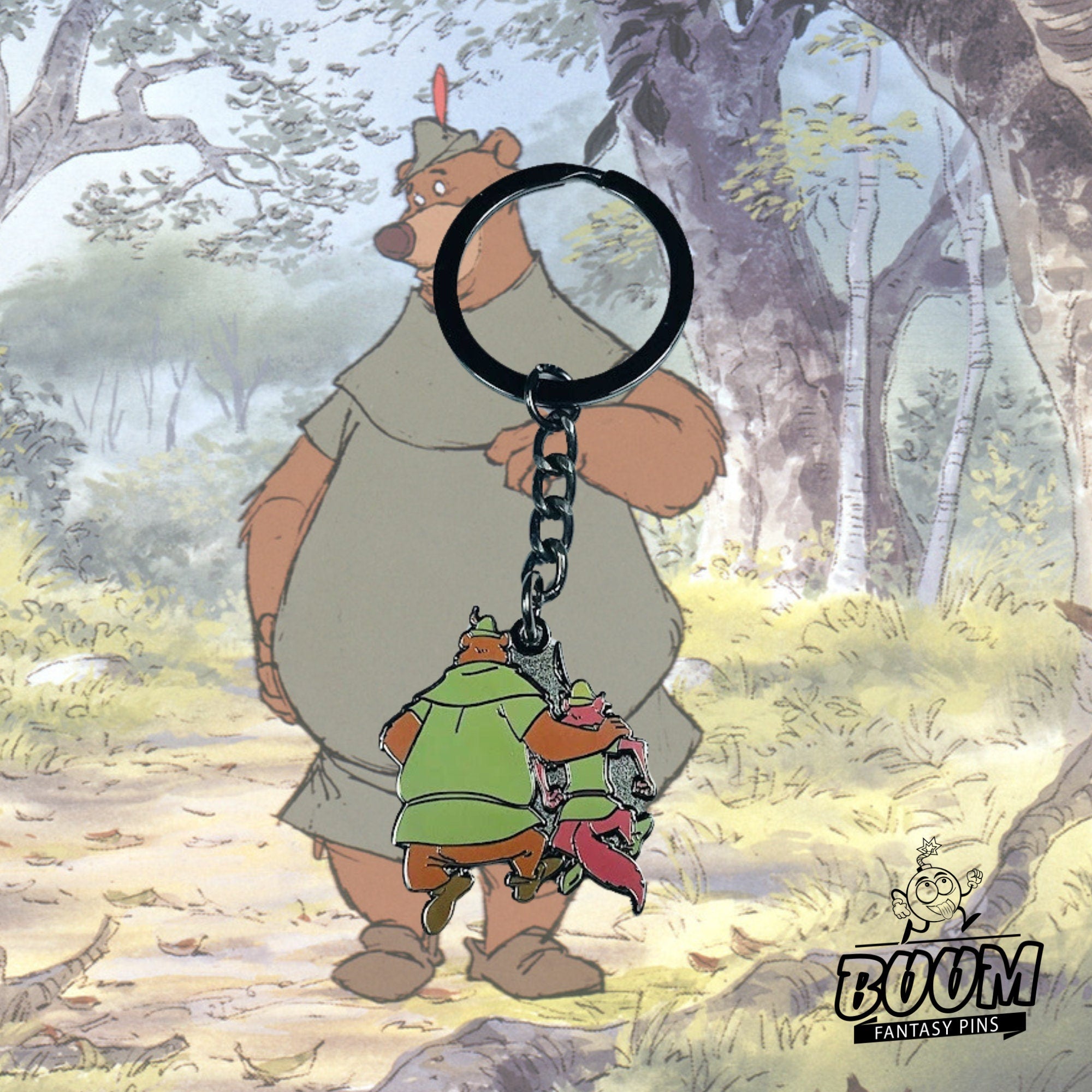 Porte-clés – Petit Jean de Robin des Bois – Disney Fantasy