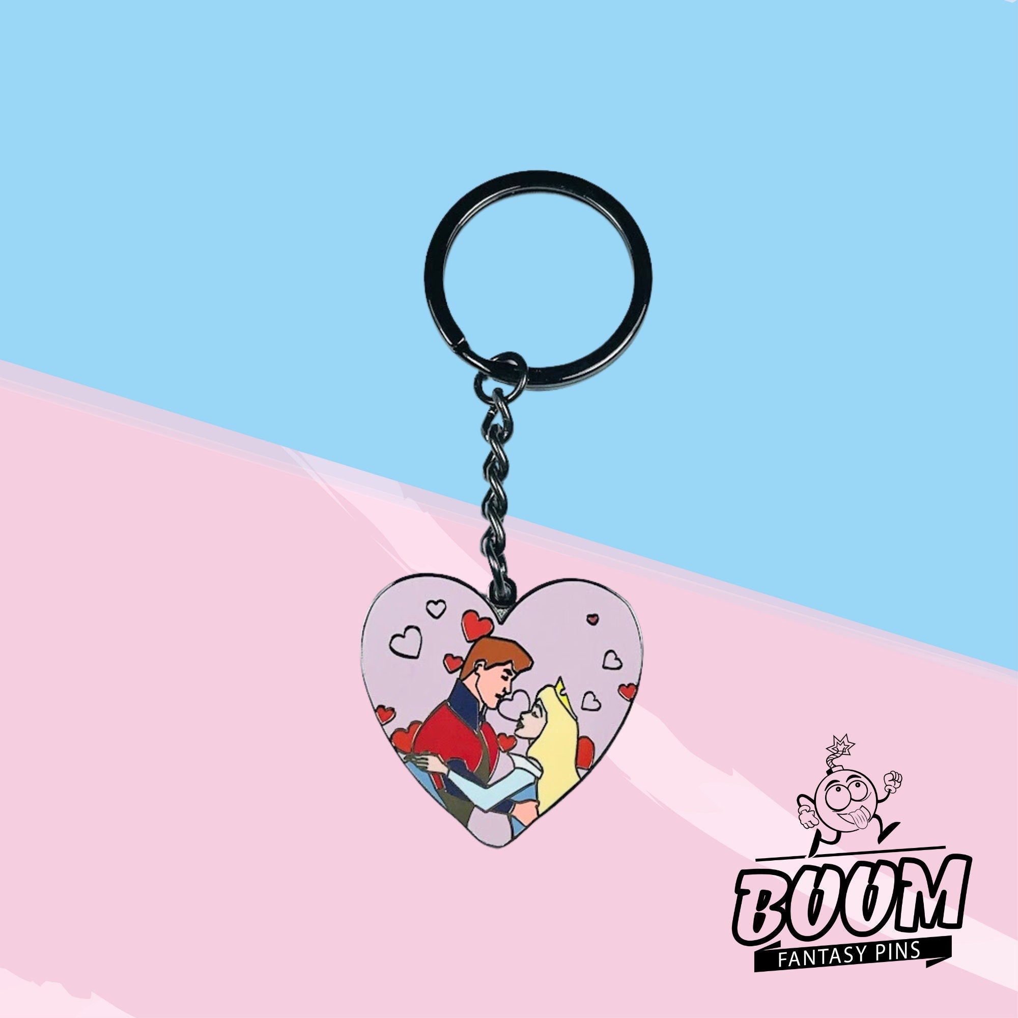 Porte-clés – Princesse Aurore et Prince Philippe de La Belle au bois dormant – Disney Fantasy