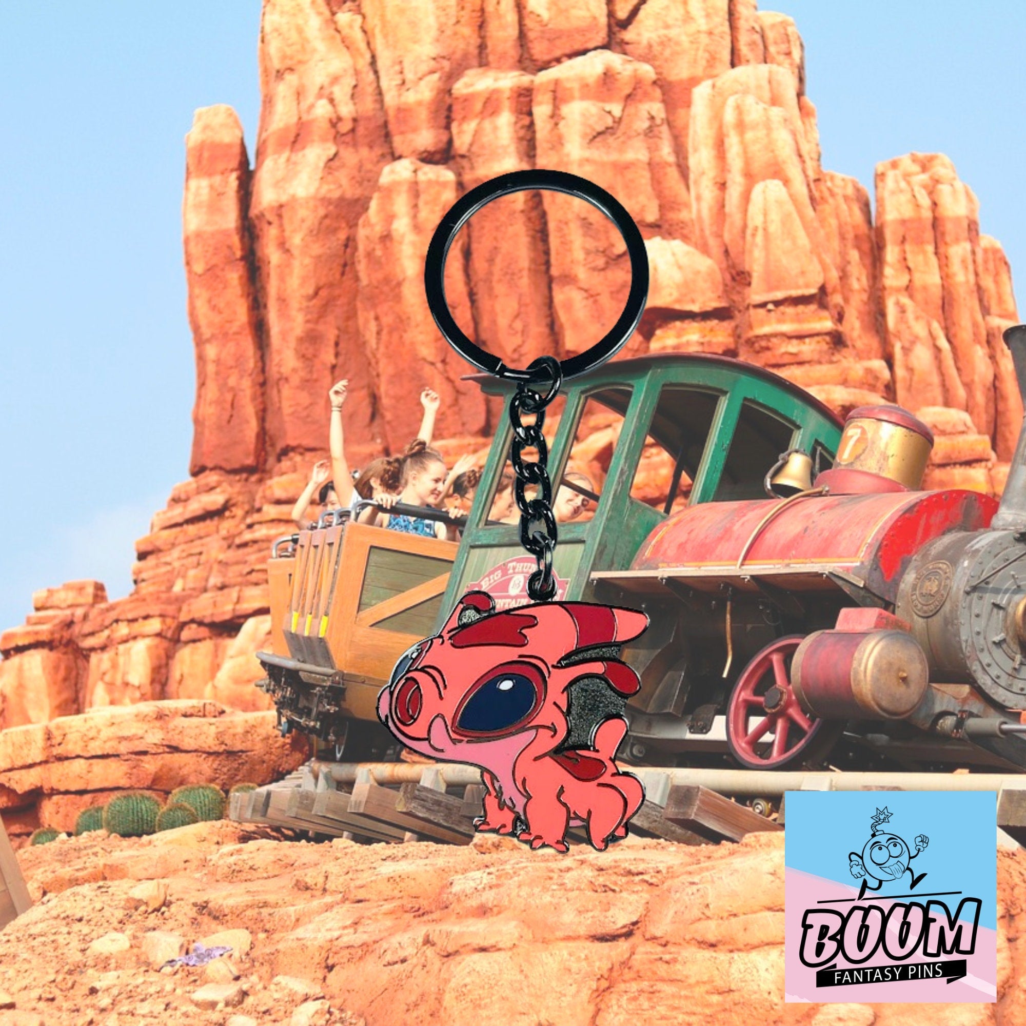 Llavero – Experimento 619 Splodyhead de Lilo y Stitch – Disney Fantasy