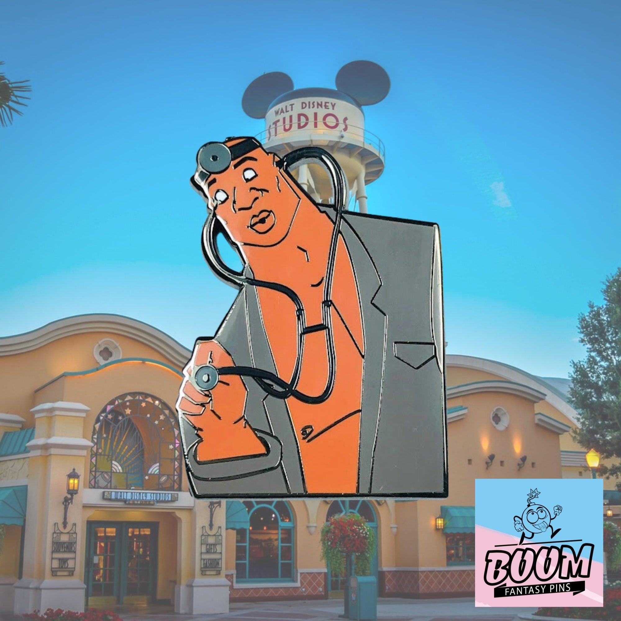 Pin del Dr. Joshua Sweet de Atlantis: El Imperio Perdido – Disney Fantasy