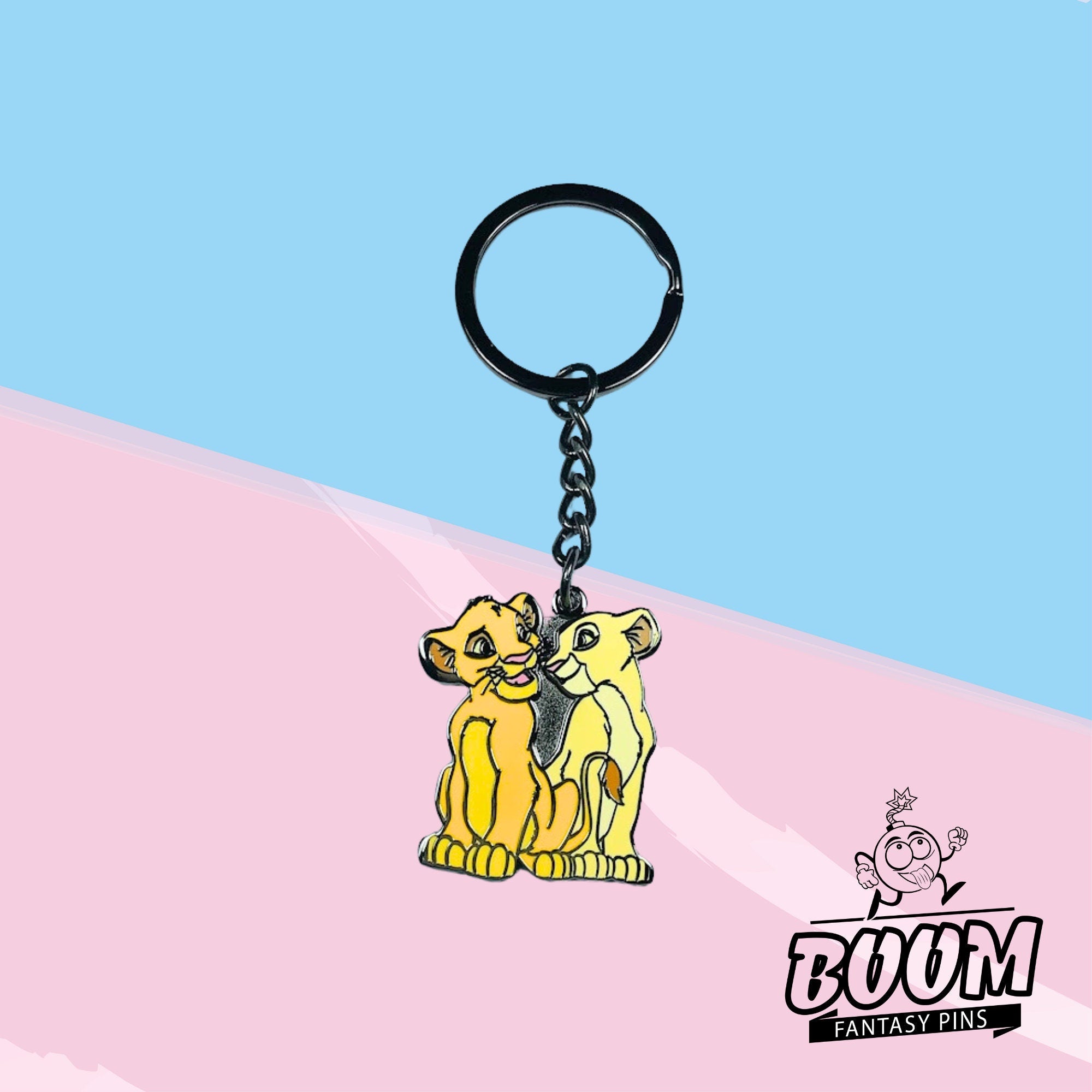 Llavero – Simba y Nala de El Rey León – Disney Fantasy