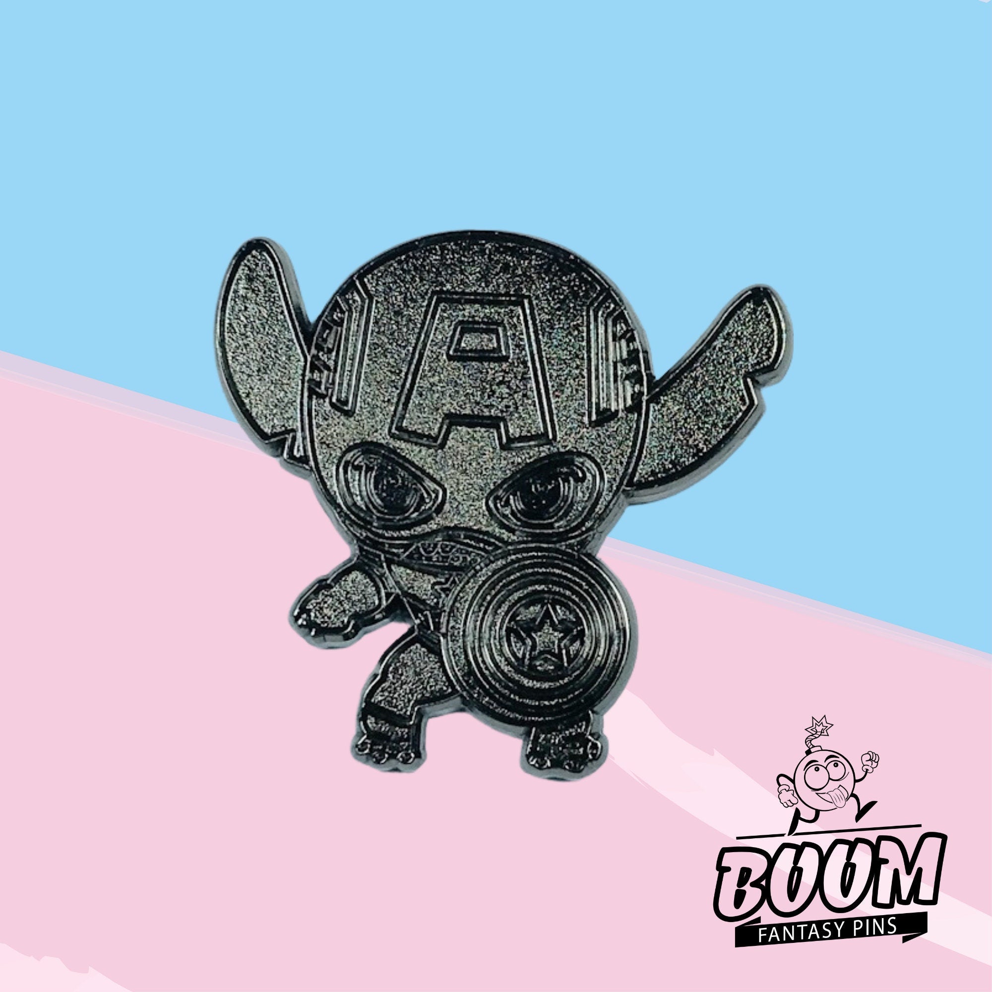 Pin's – Stitch en Captain America de Lilo &amp; Stitch – Disney Fantasy