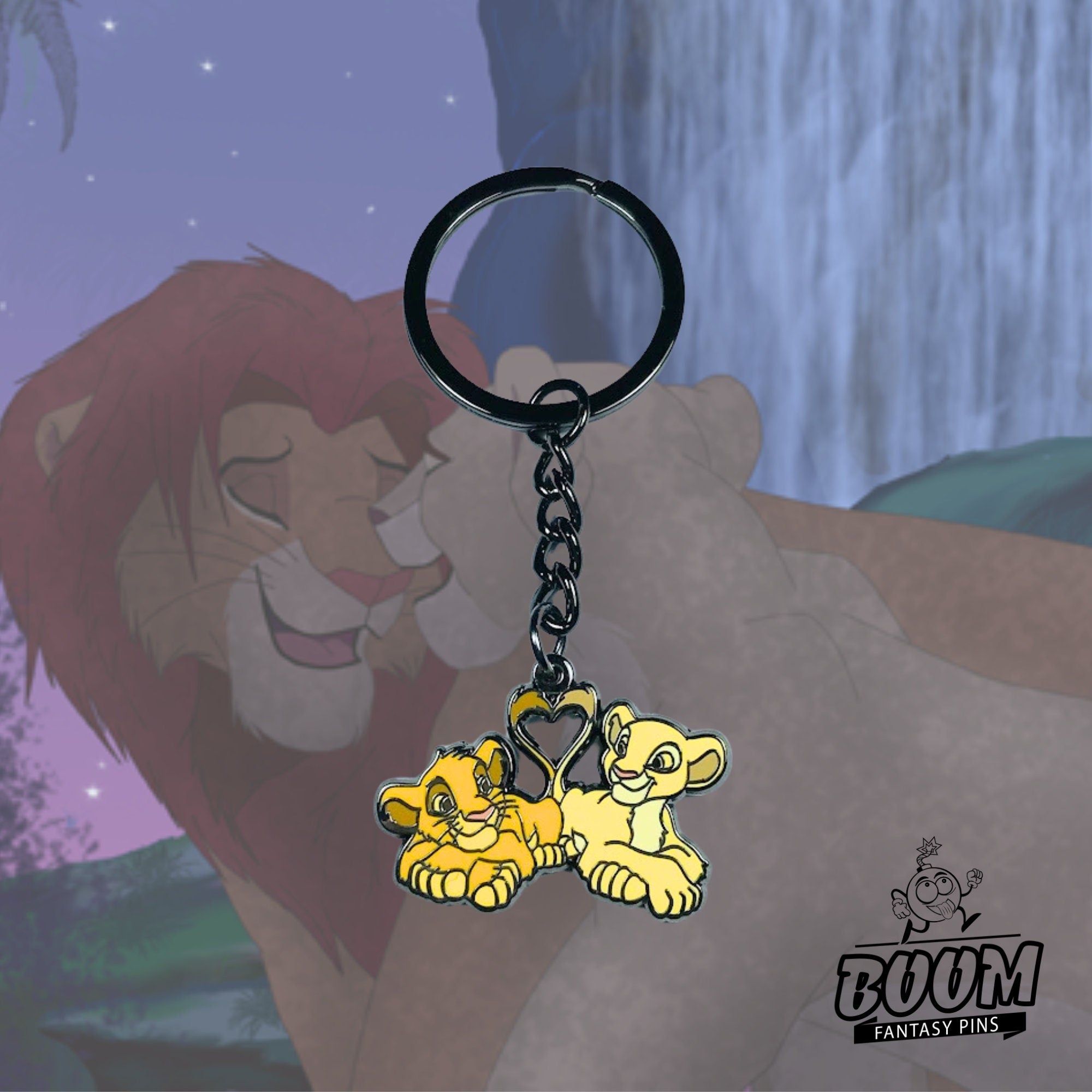 Llavero – Simba y Nala de El Rey León – Disney Fantasy