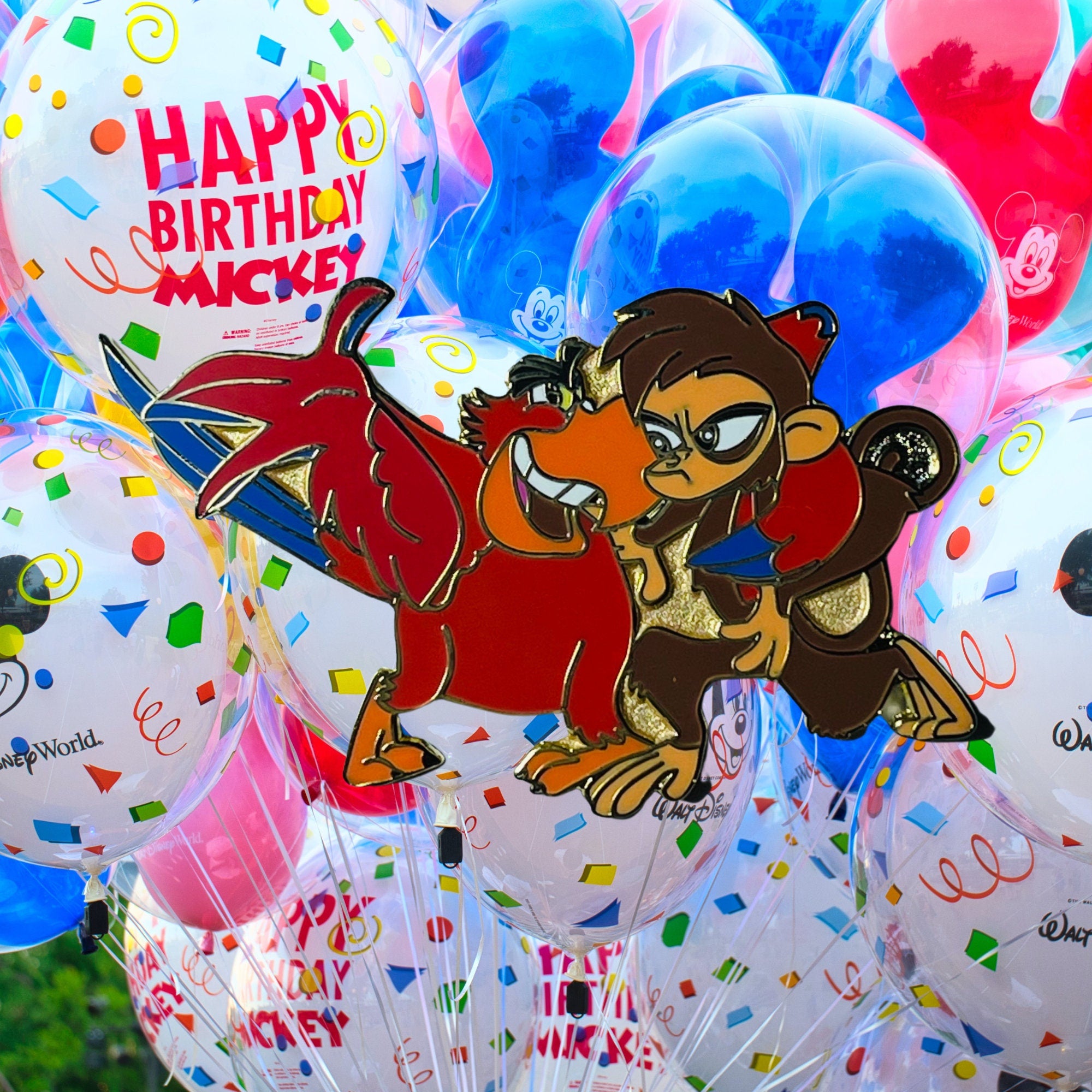 Pin's – Abu et Iago d'Aladdin – Disney Fantasy