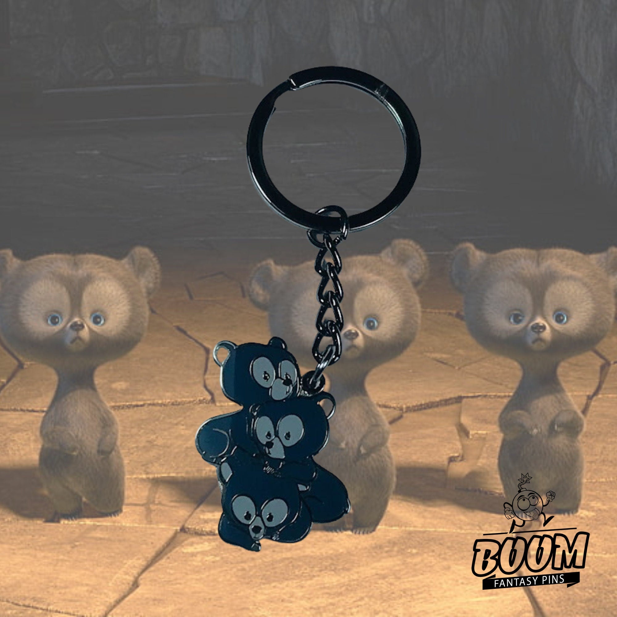 Llavero – Los 3 ositos de Valiente – Disney Fantasy