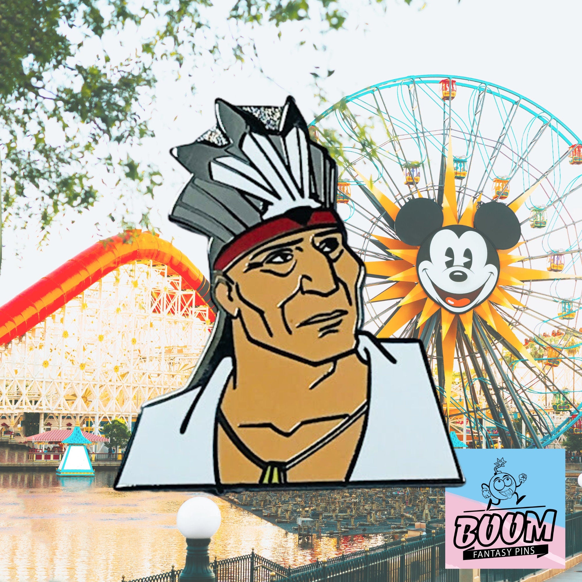 Pin – Jefe Powhatan de Pocahontas – Disney Fantasy