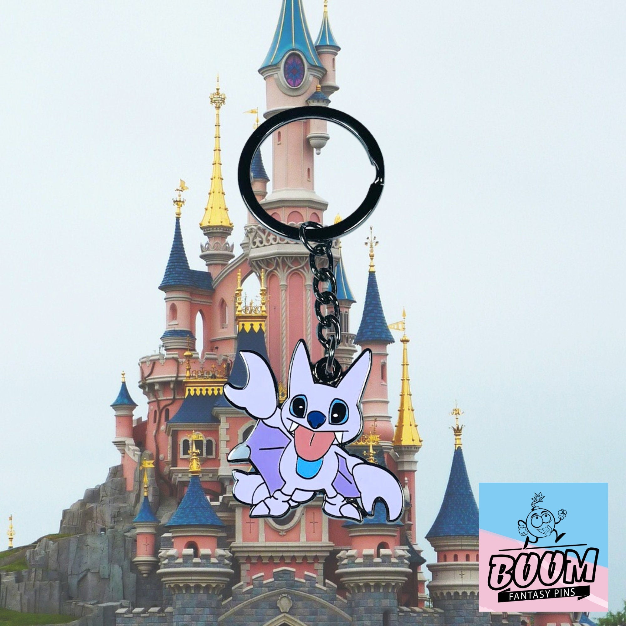 Porte-clés – Expérience 626 Stitch en Gligar de Lilo &amp; Stitch – Disney Fantasy